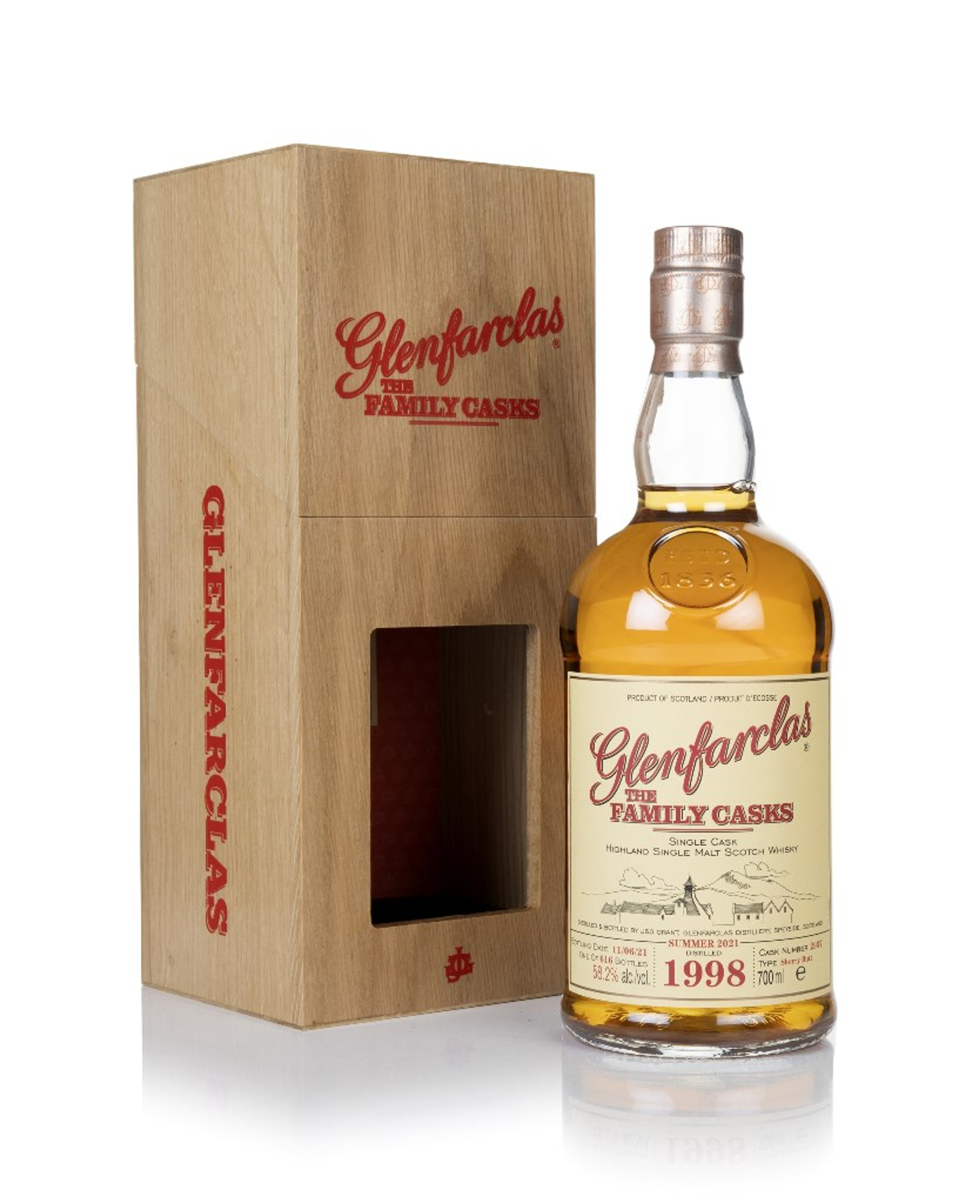Glenfarclas 1998 (cask 2937) Family Cask Summer 2021 Release 70cl