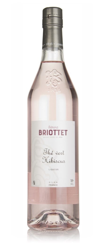 Edmond Briottet Liqueur de Thé Vert Hibiscus (Green Tea & Hibiscus) 70cl