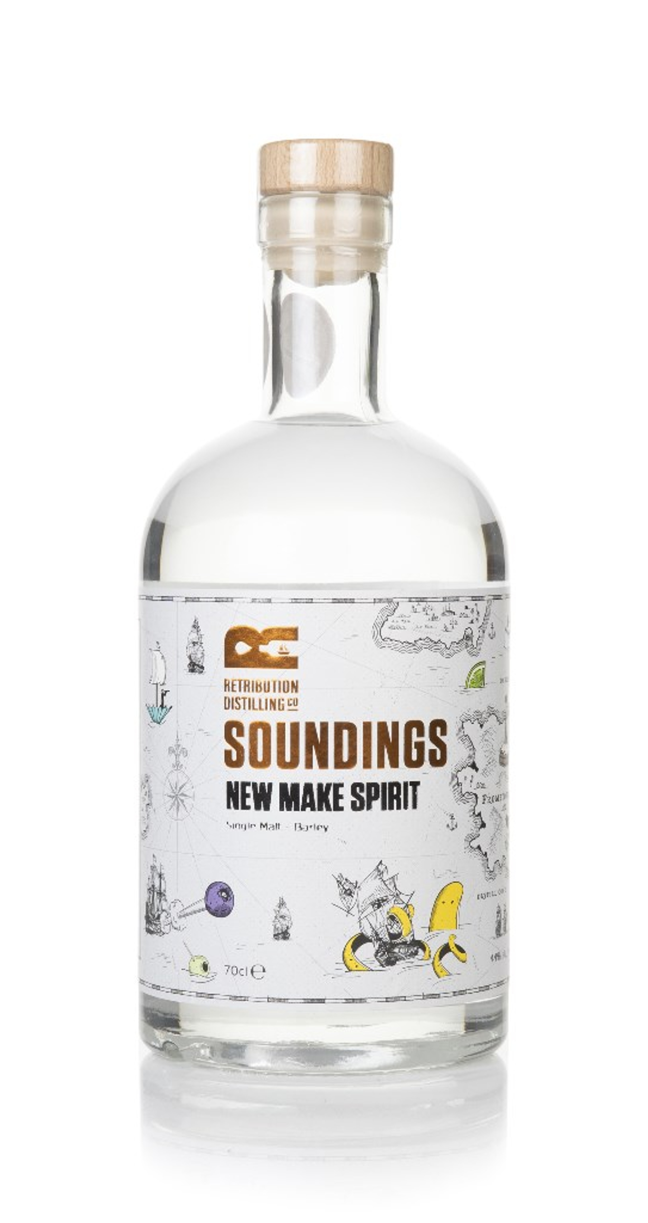 Retribution Soundings New Make Spirit 70cl