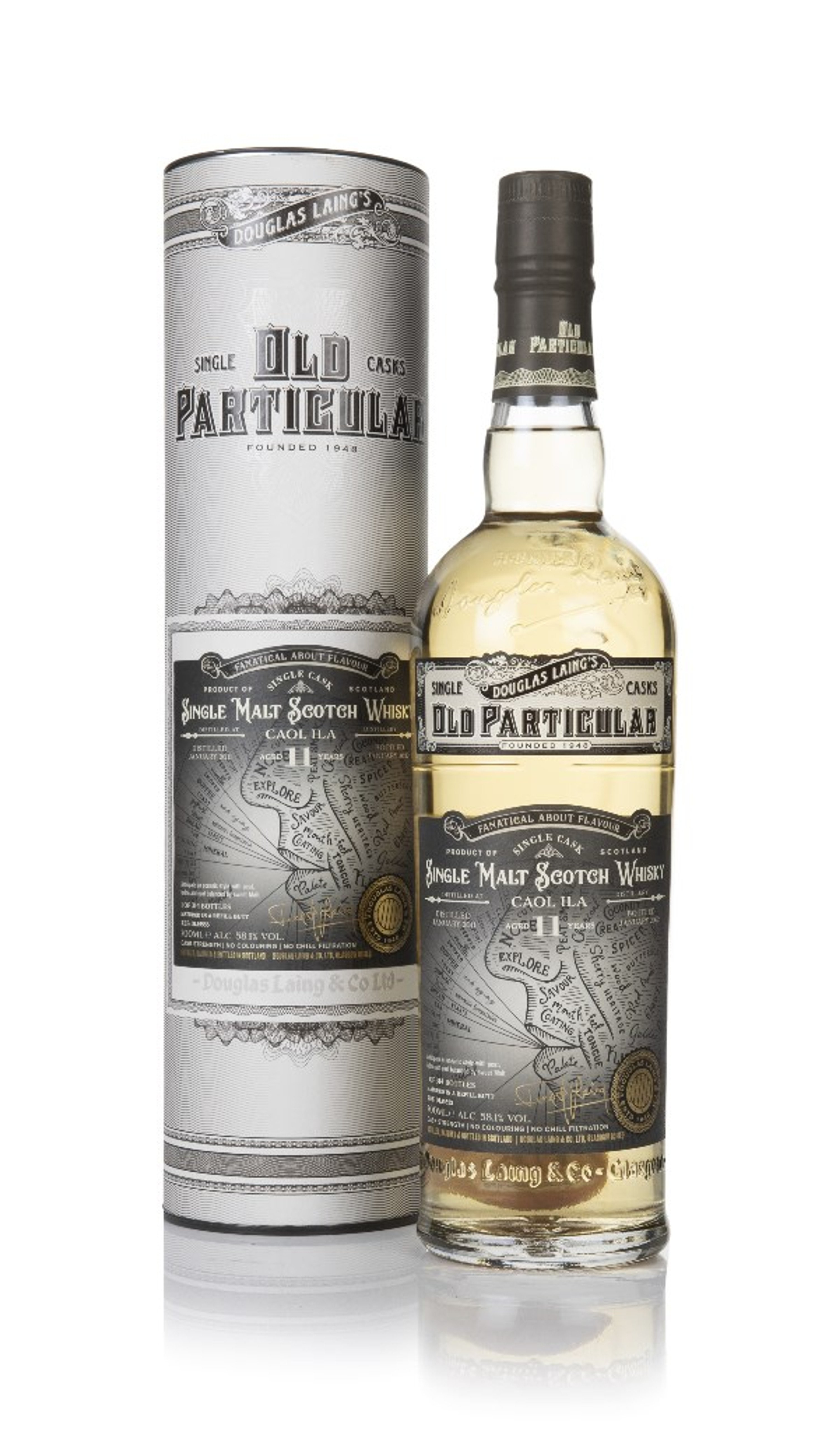 Caol Ila 11 Year Old 2011 (cask 15555) - Old Particular Fanatical About Flavour (Douglas Laing) (Master of Malt Exclusive) 70cl