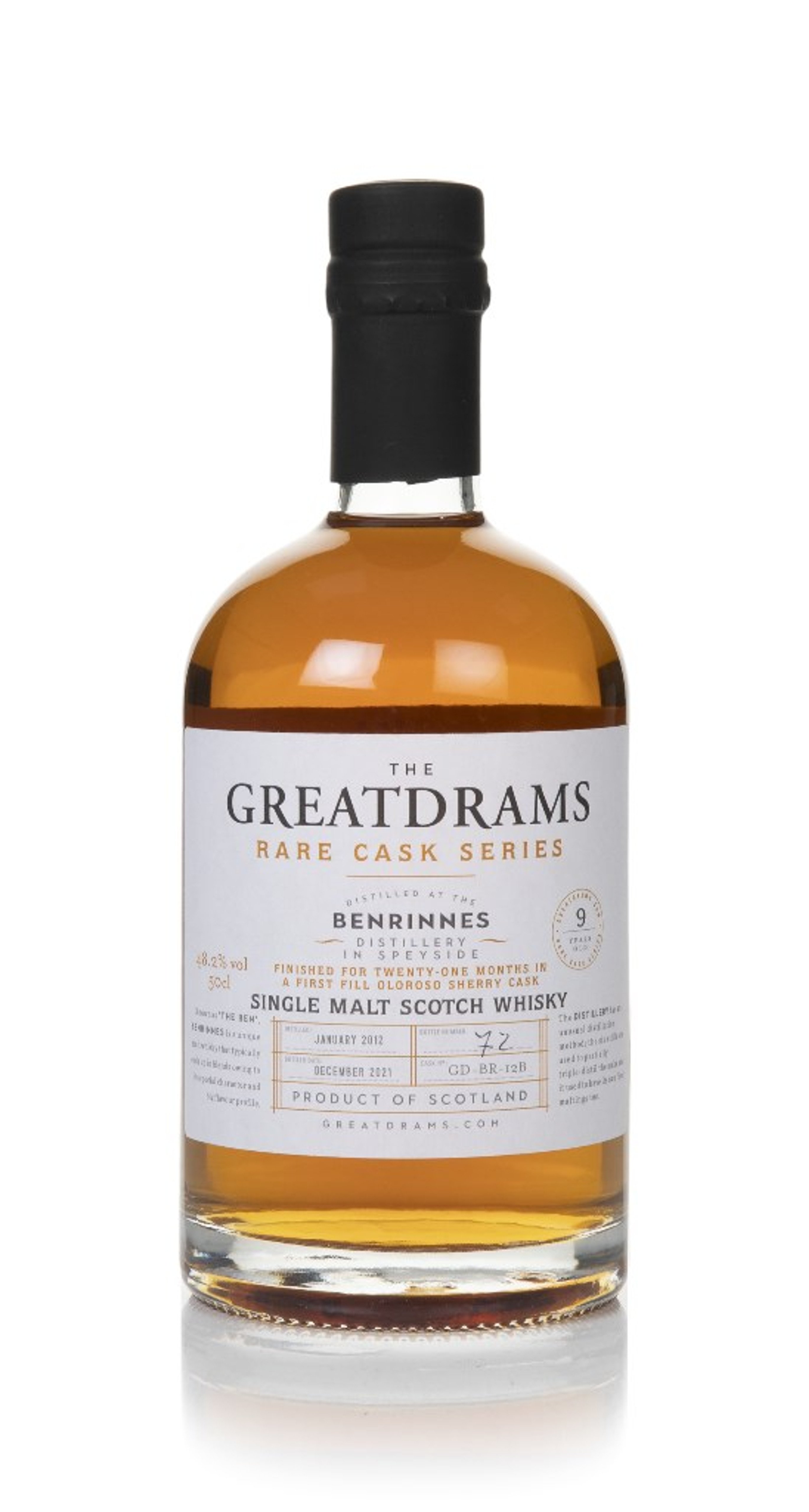 Benrinnes 9 Year Old 2012 (GreatDrams) 50cl