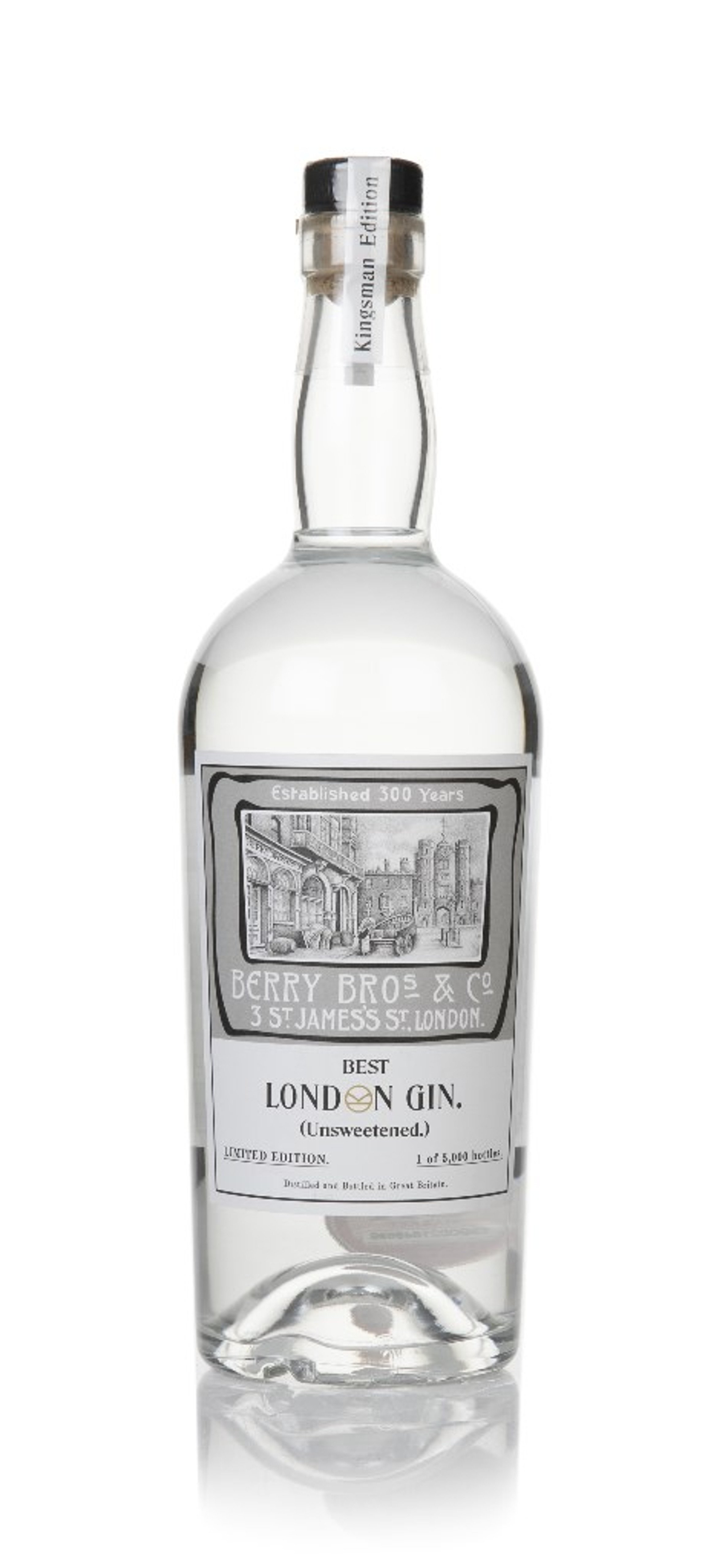 Berry Bros. & Rudd London Dry Gin – Kingsman Edition 70cl