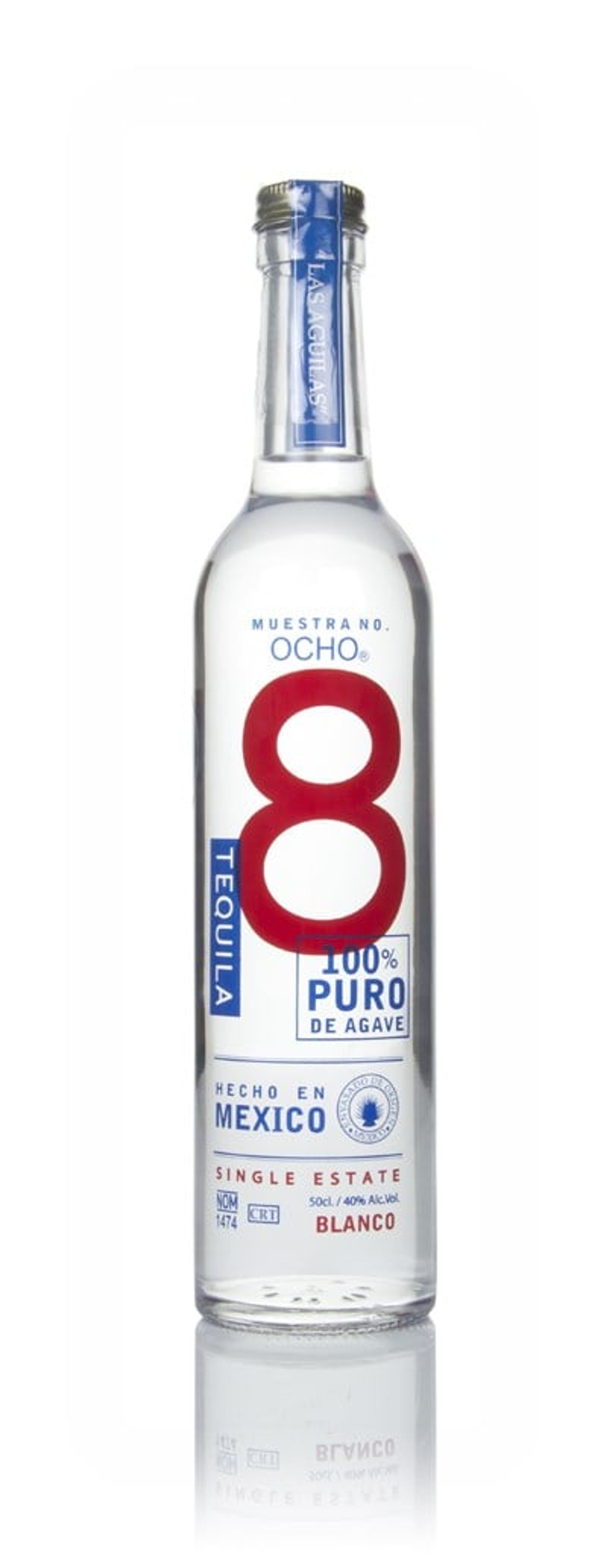 Ocho Blanco Tequila 2017 (Las Aguilas) 50cl