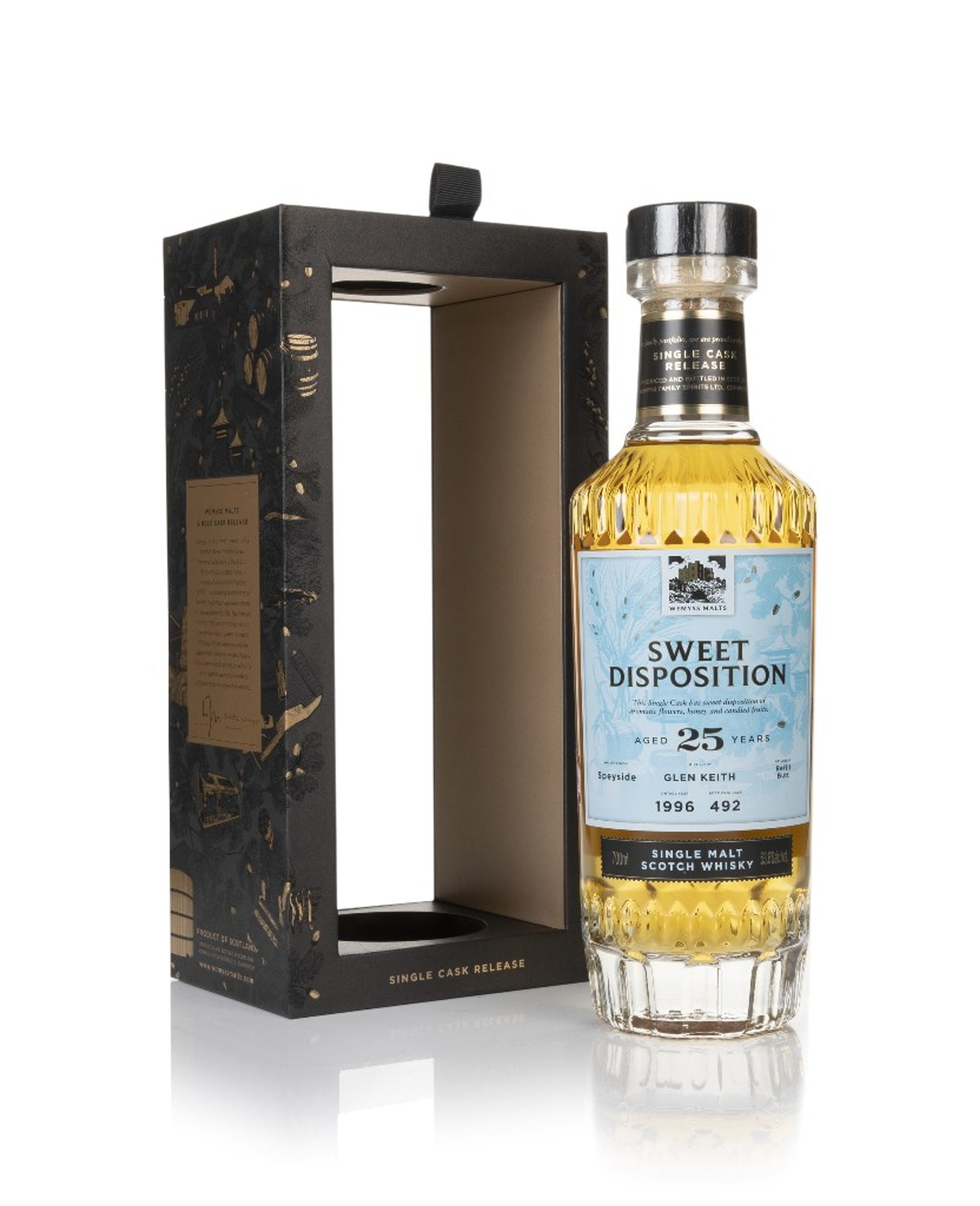 Sweet Disposition 25 Year Old 1996 - Wemyss Malts (Glen Keith) 70cl