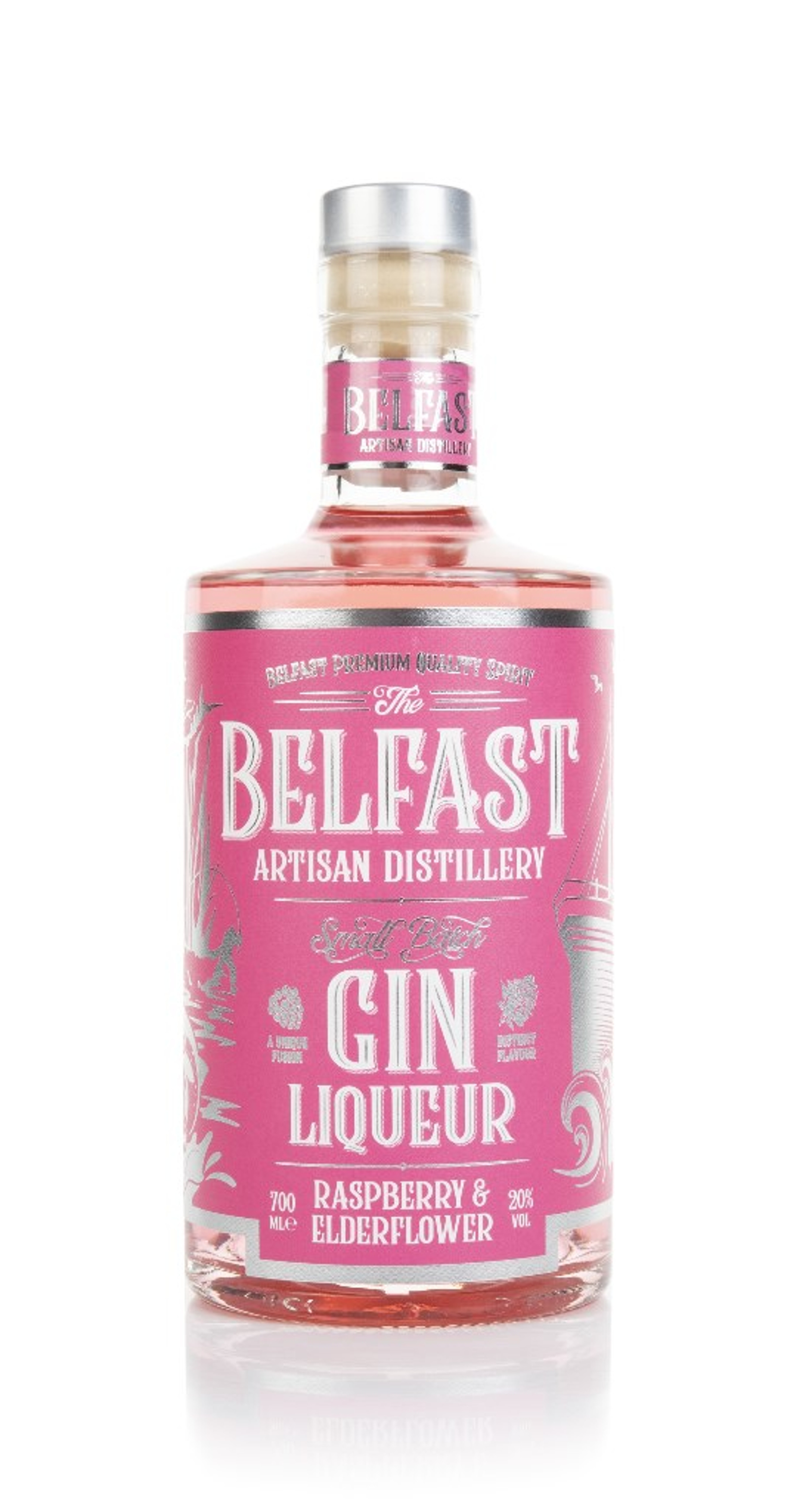 Belfast Raspberry & Elderflower Gin Liqueur 70cl