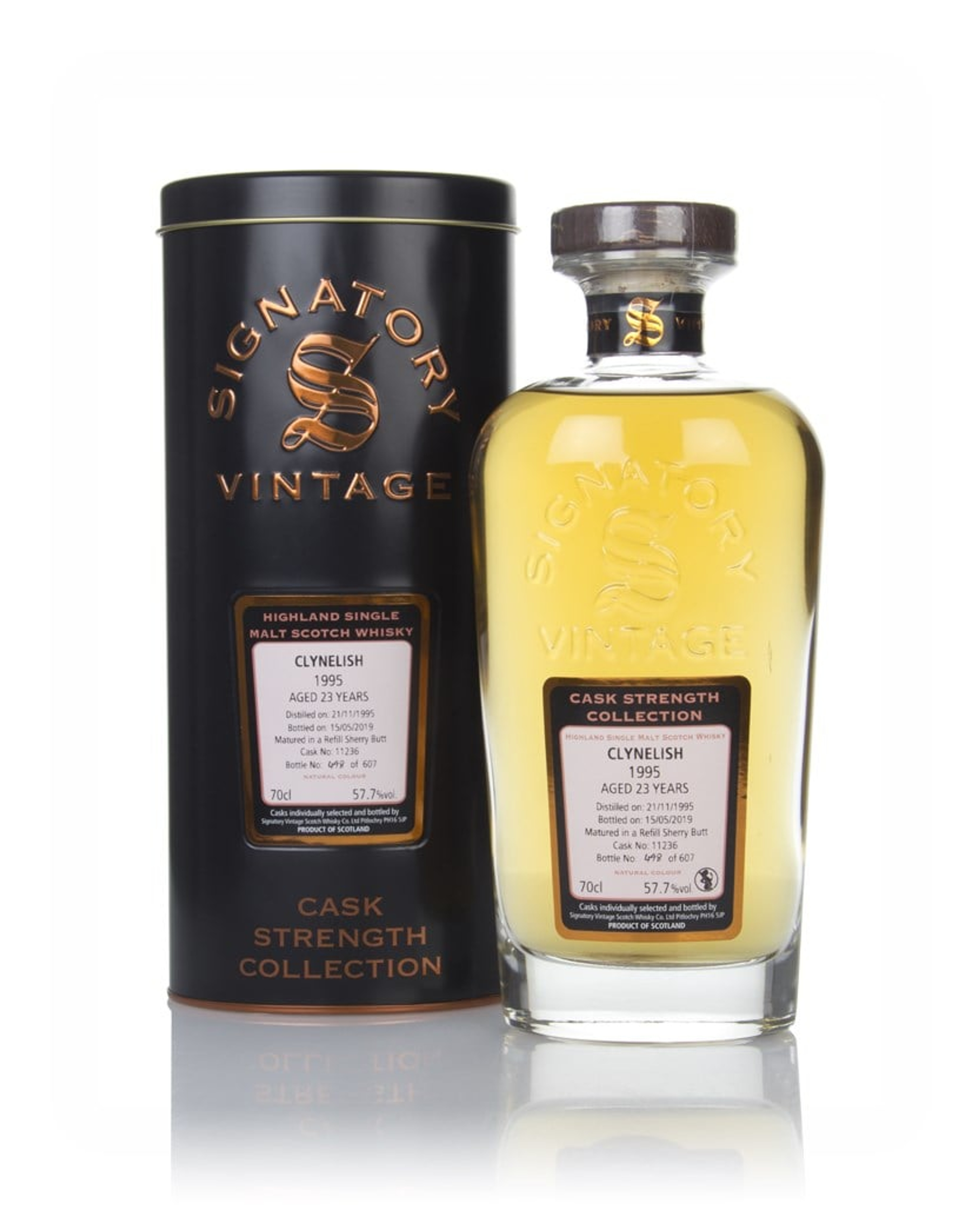 Clynelish 23 Year Old 1995 (cask 11236) - Cask Strength Collection (Signatory) 70cl