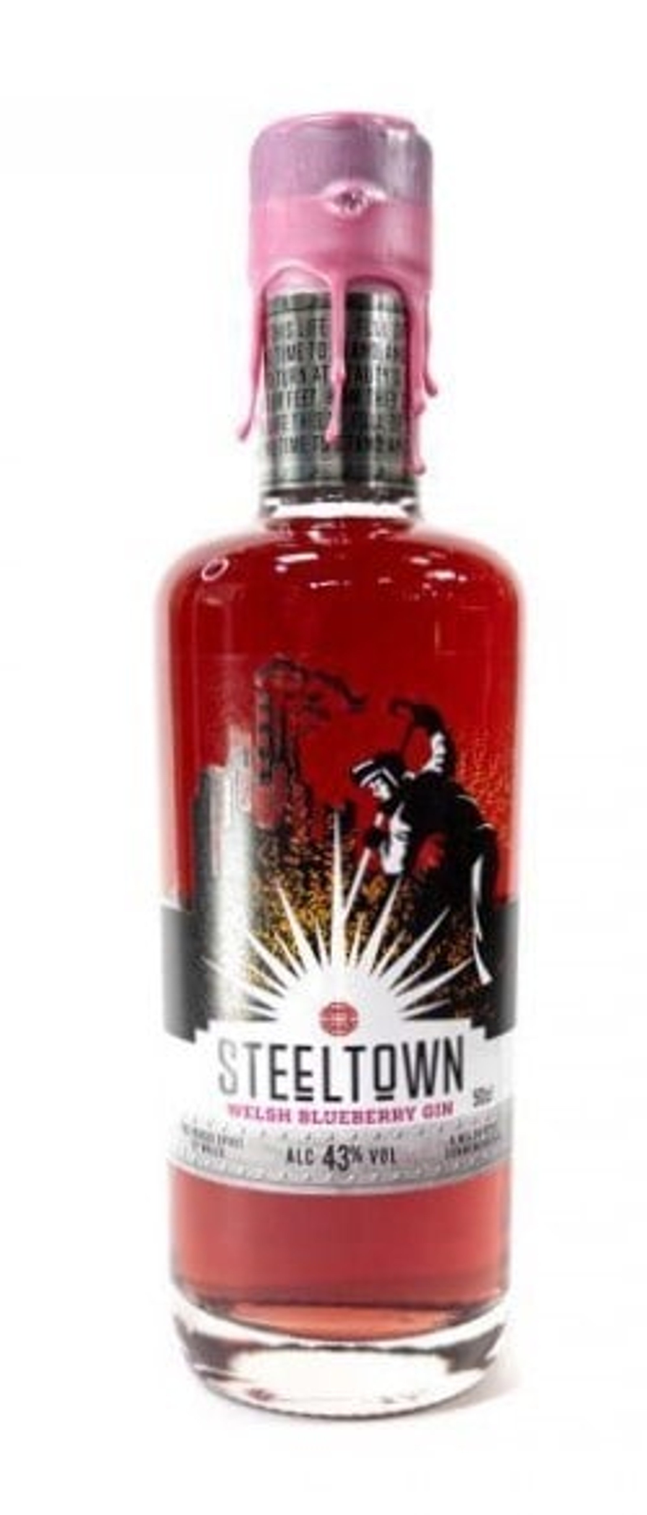 Steeltown Welsh Blueberry Gin 50cl