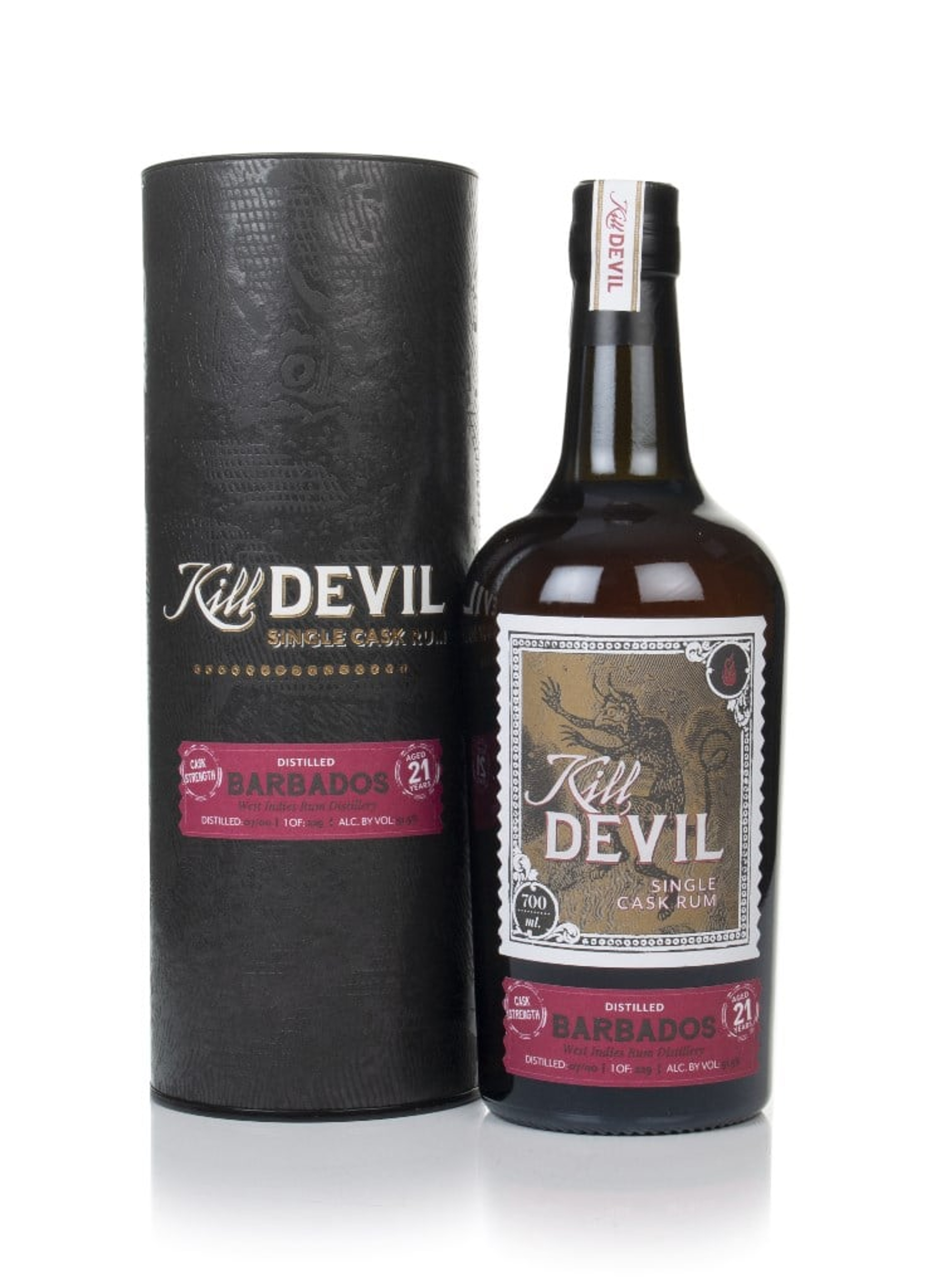 West Indies 21 Year Old 2000 Barbados Rum  - Kill Devil (Hunter Laing) 70cl