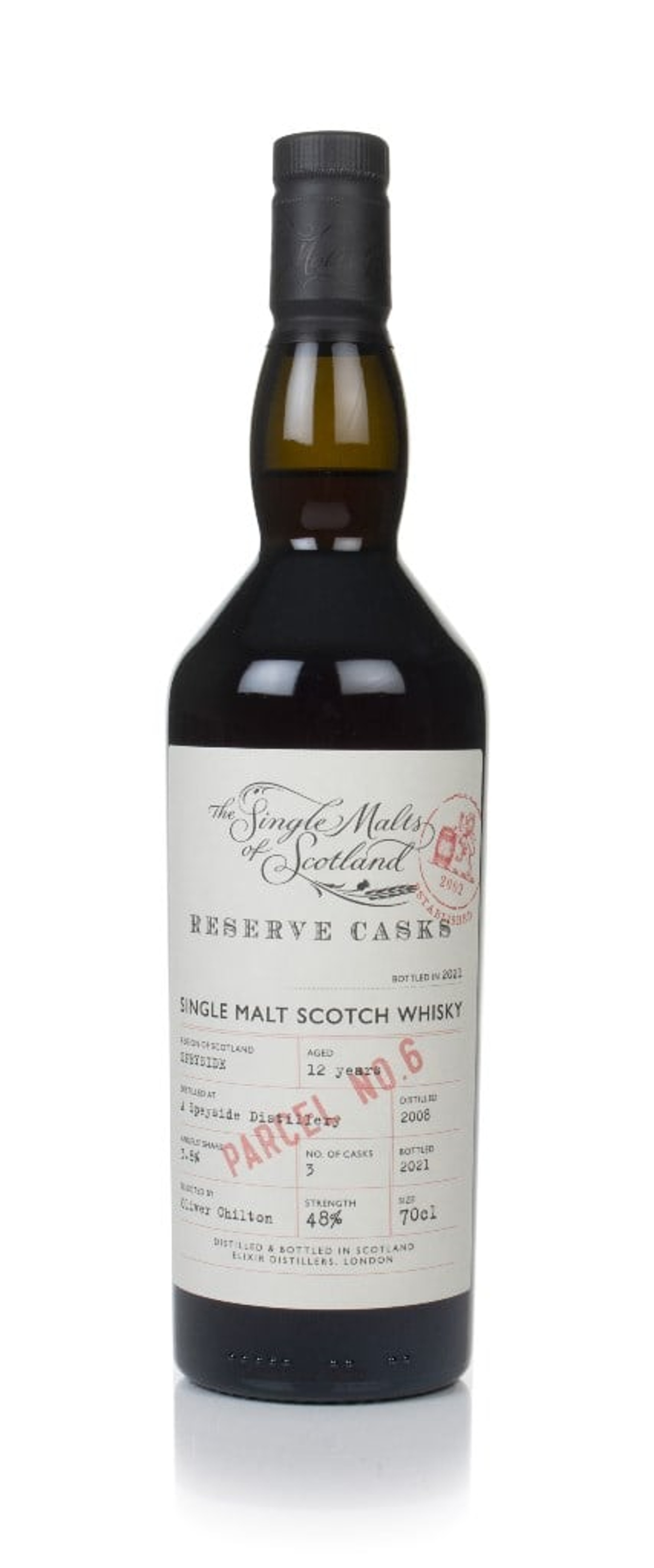 Speyside 12 Year Old (Parcel No.6) - Reserve Casks (The Single Malts of Scotland) 70cl