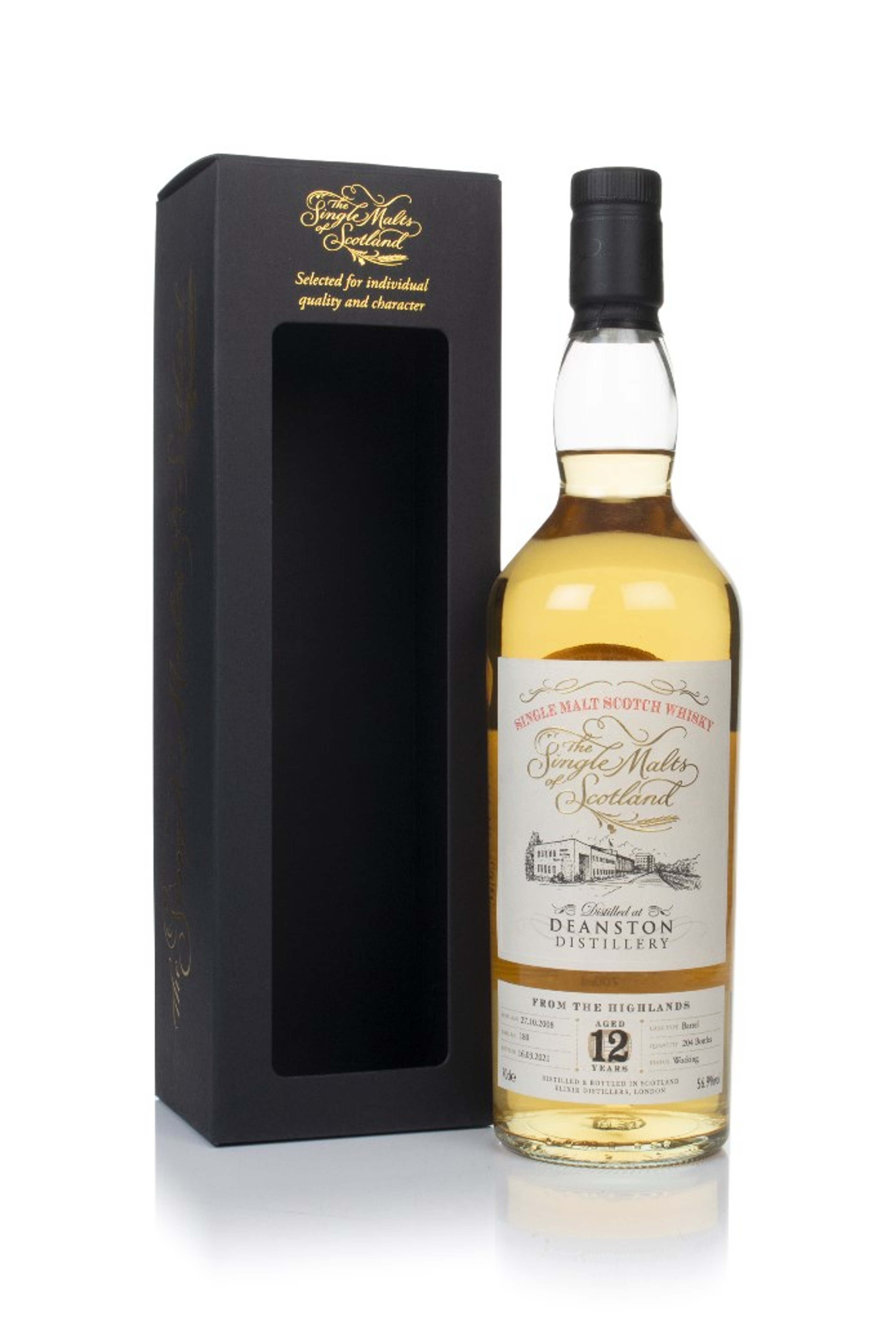 Deanston 12 Year Old 2008 (cask 180) - The Single Malts of Scotland 70cl