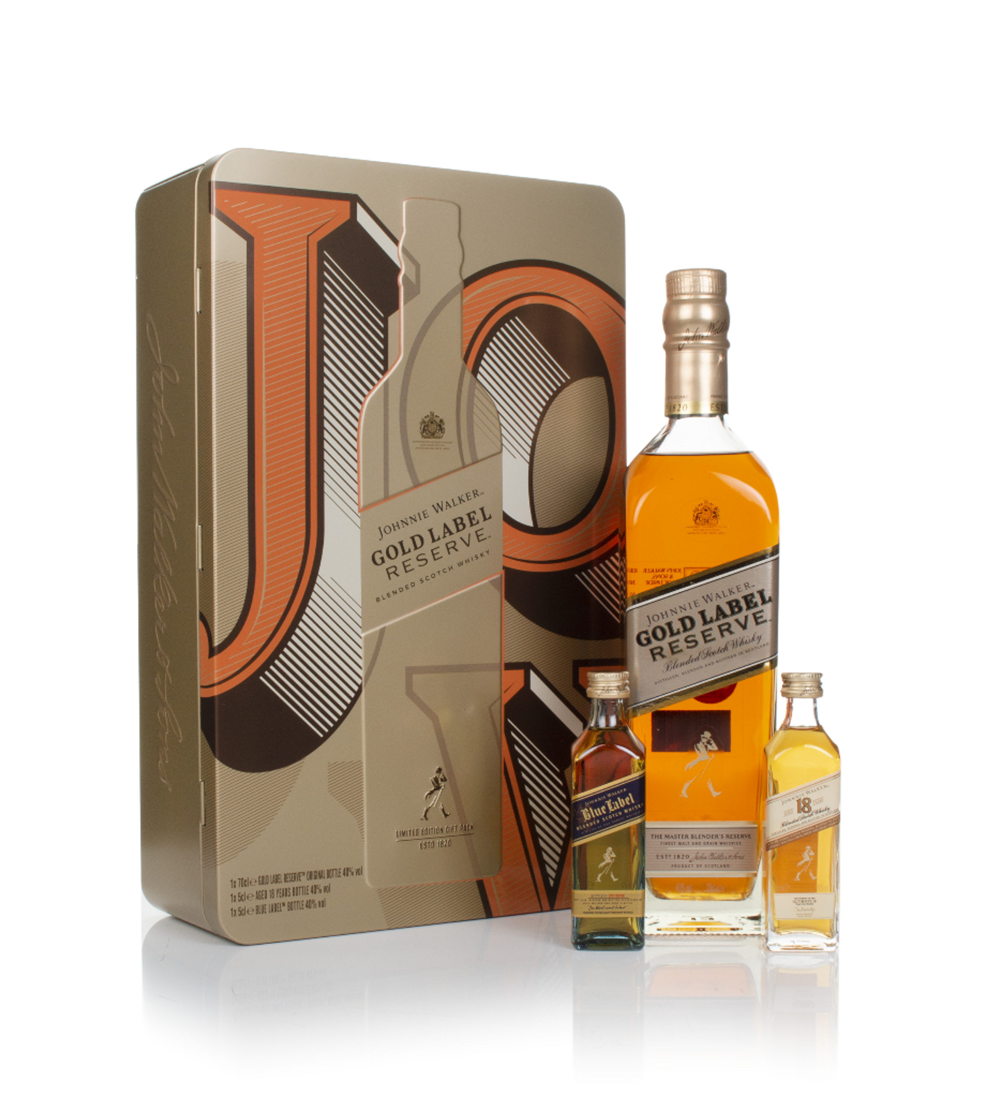 Johnnie Walker Gold Label Reserve Gift Pack 80cl Whisky