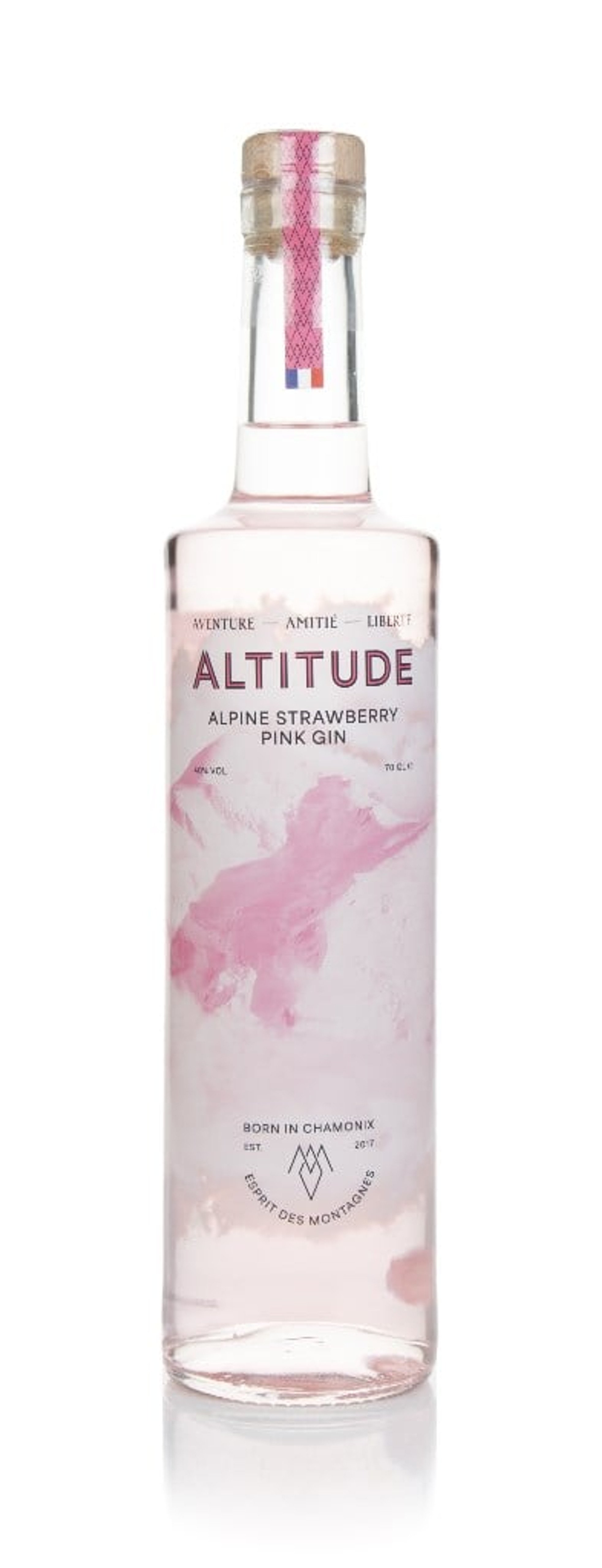 Altitude Alpine Strawberry Pink Gin 70cl
