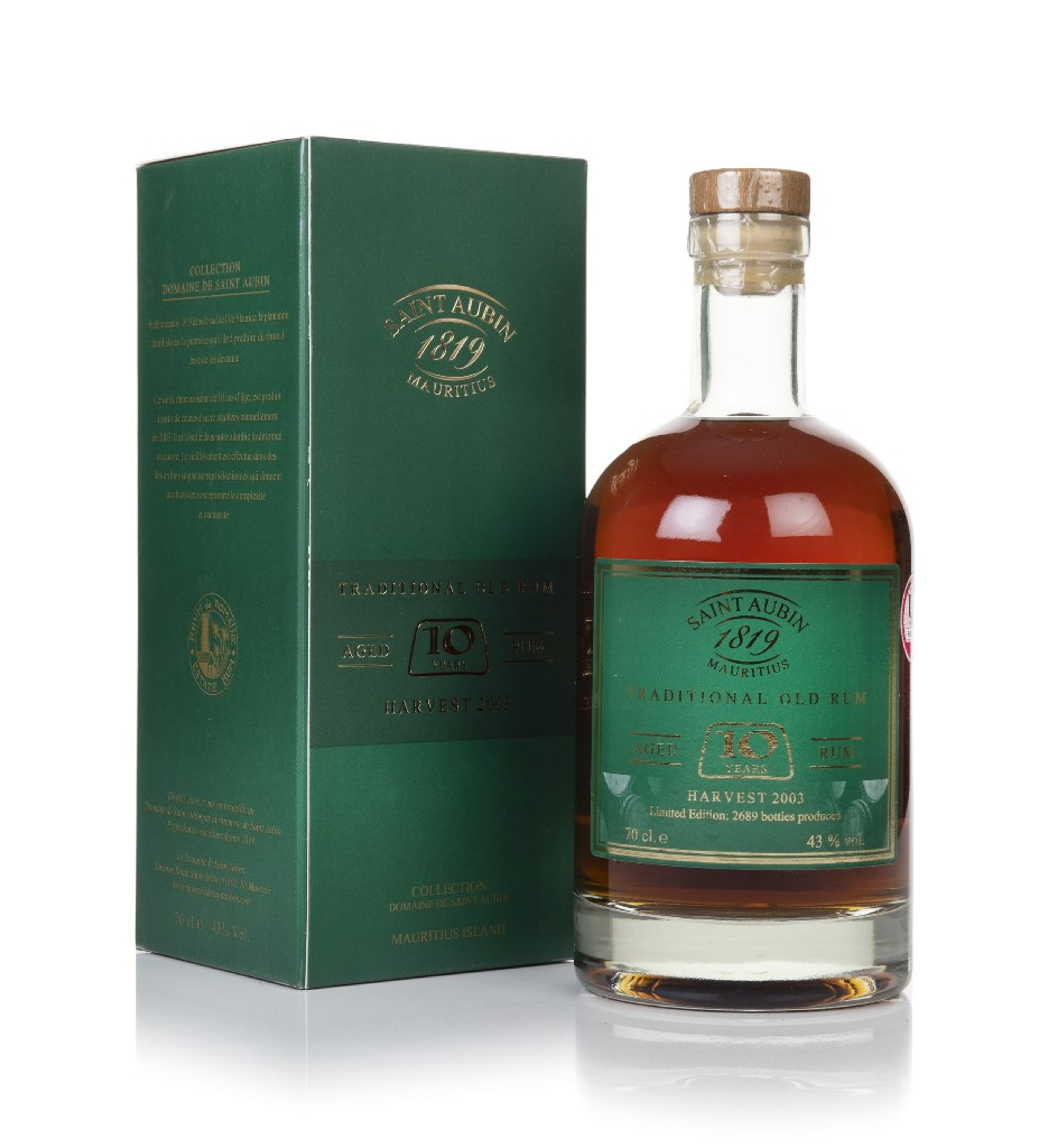 St Aubin 10 Year Old – Harvest 2003 70cl
