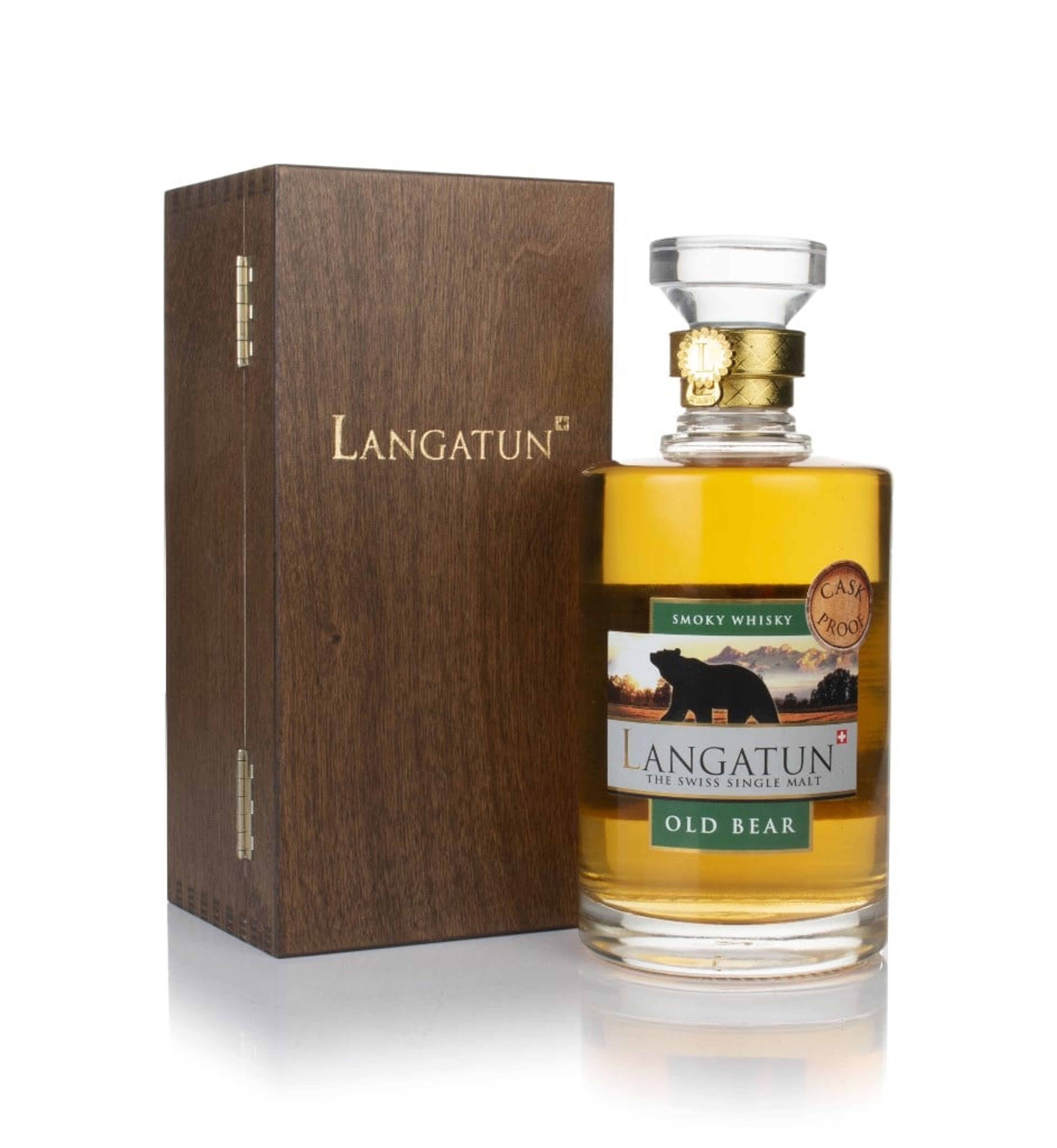 Langatun Old Bear Smoky Cask Proof (59.7%) 50cl