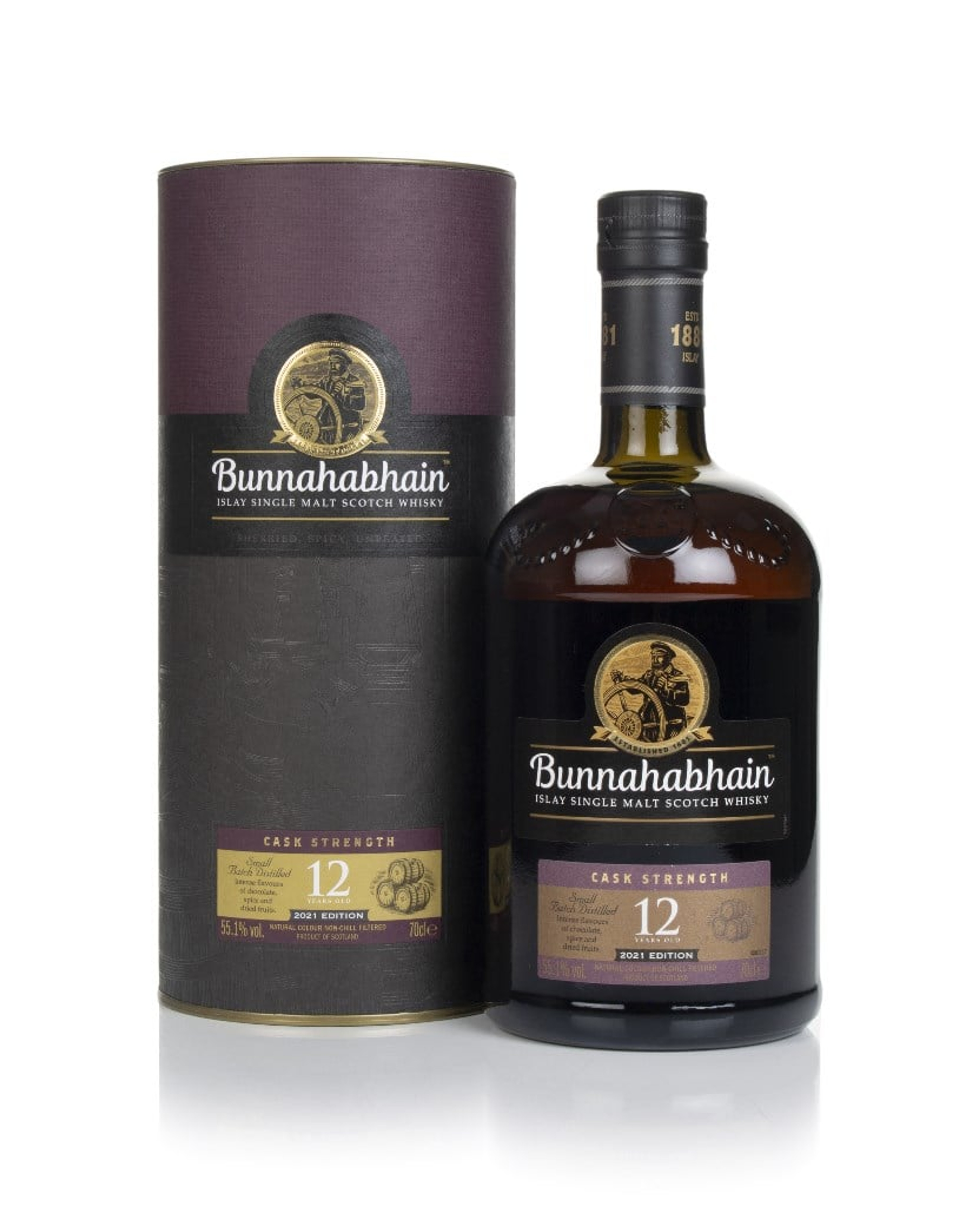 Bunnahabhain 12 Year Old Cask Strength - 2021 Edition 70cl