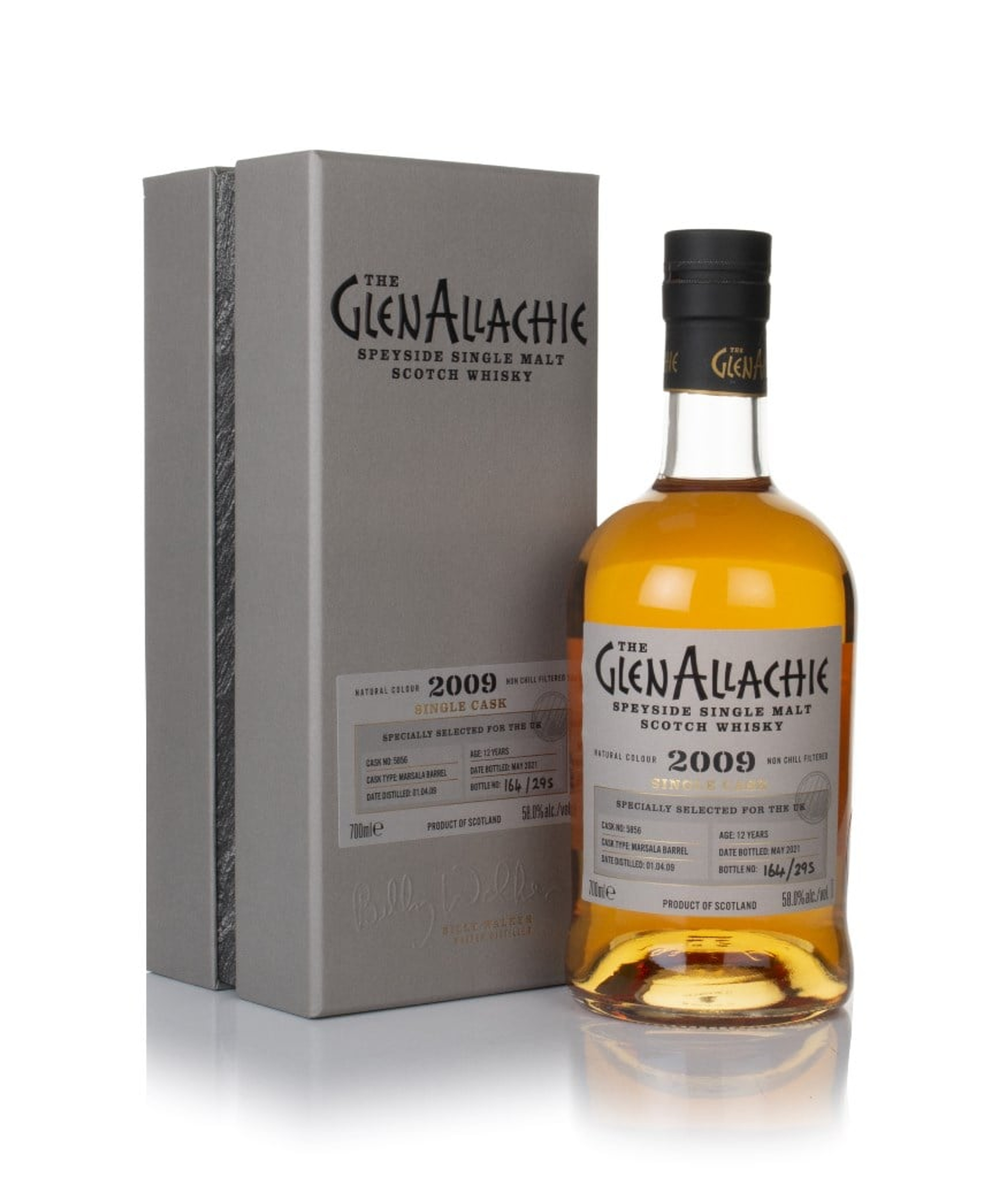 GlenAllachie 12 Year Old 2009 (cask 5856) - Single Cask 70cl