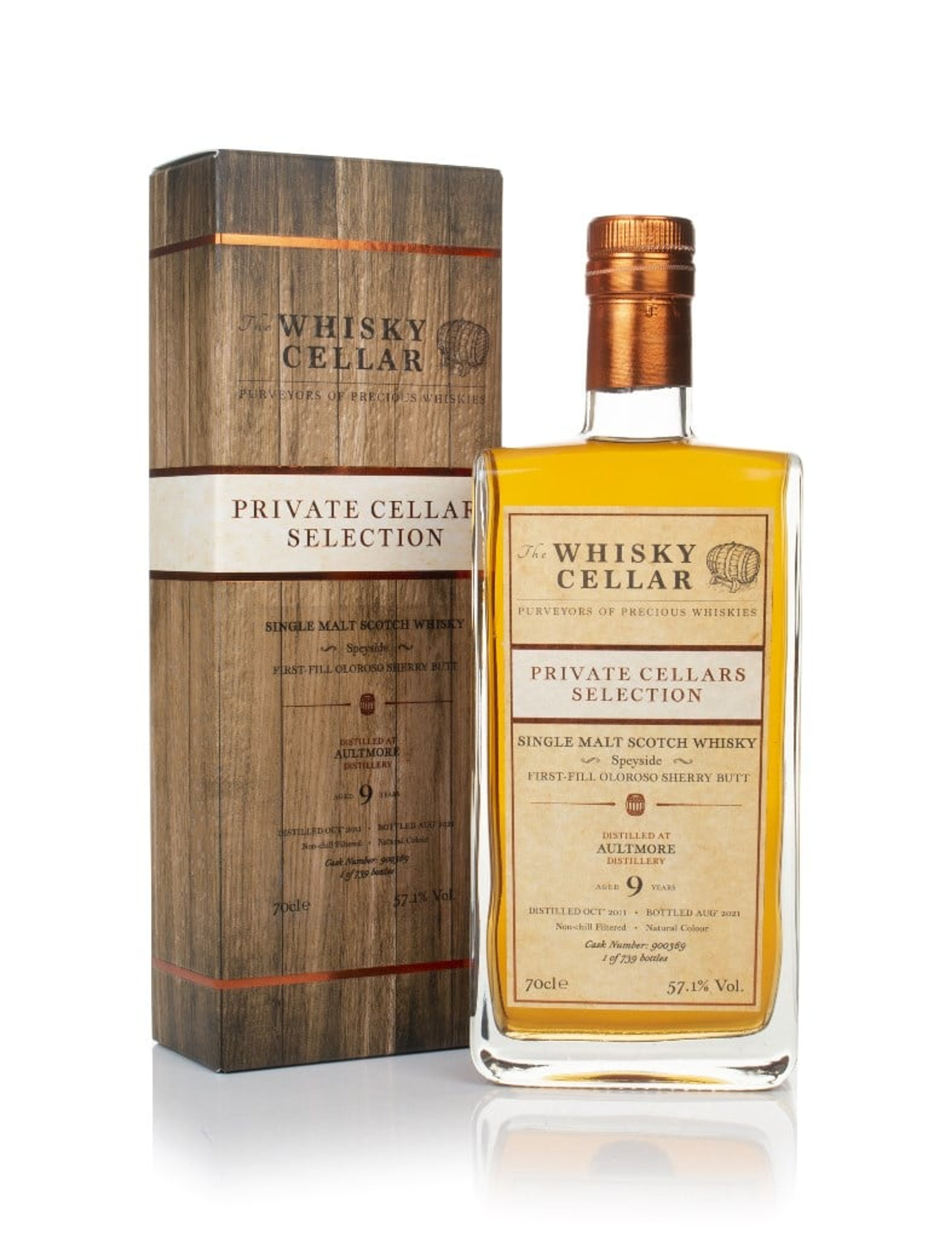 Aultmore 9 Year Old 2011 (cask 900369) - The Whisky Cellar 70cl