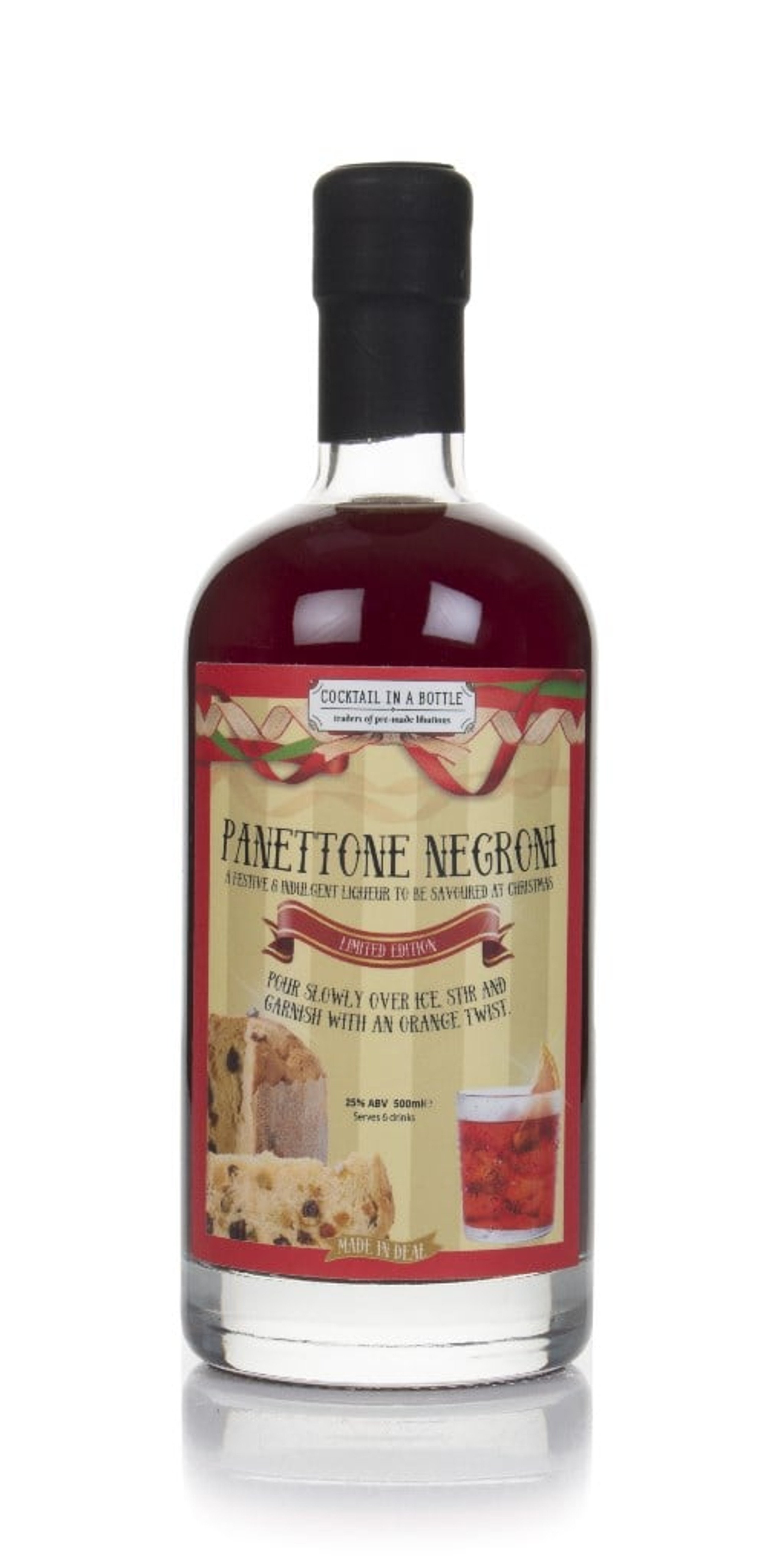 Cocktail In A Bottle Panettone Negroni 50cl