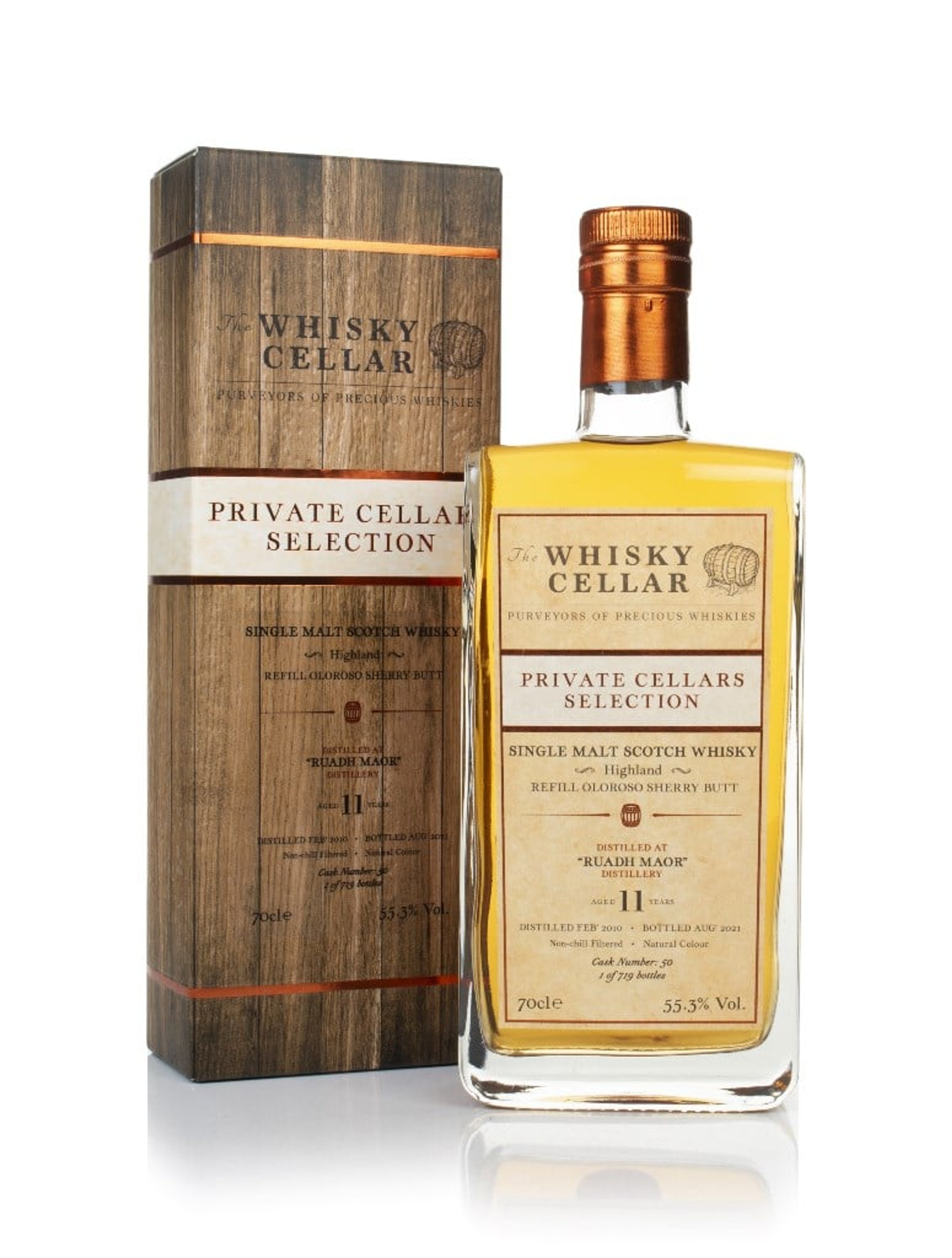Ruadh Maor 11 Year Old 2010 (cask 50) - The Whisky Cellar 70cl