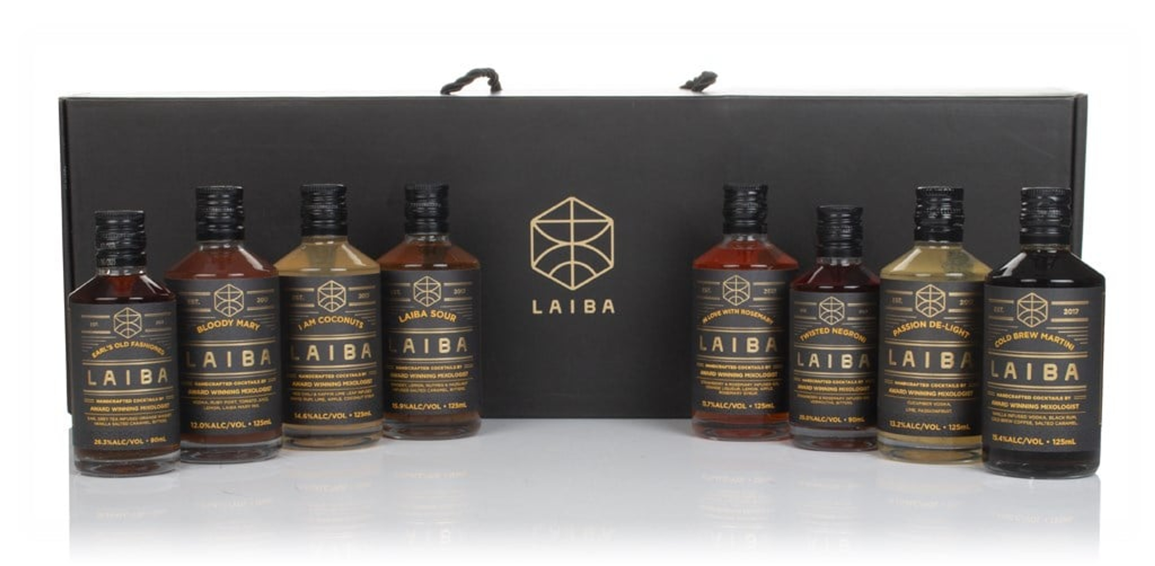 Laiba Cocktails Gift Set (2 x 90ml, 6 x 125ml) 93cl