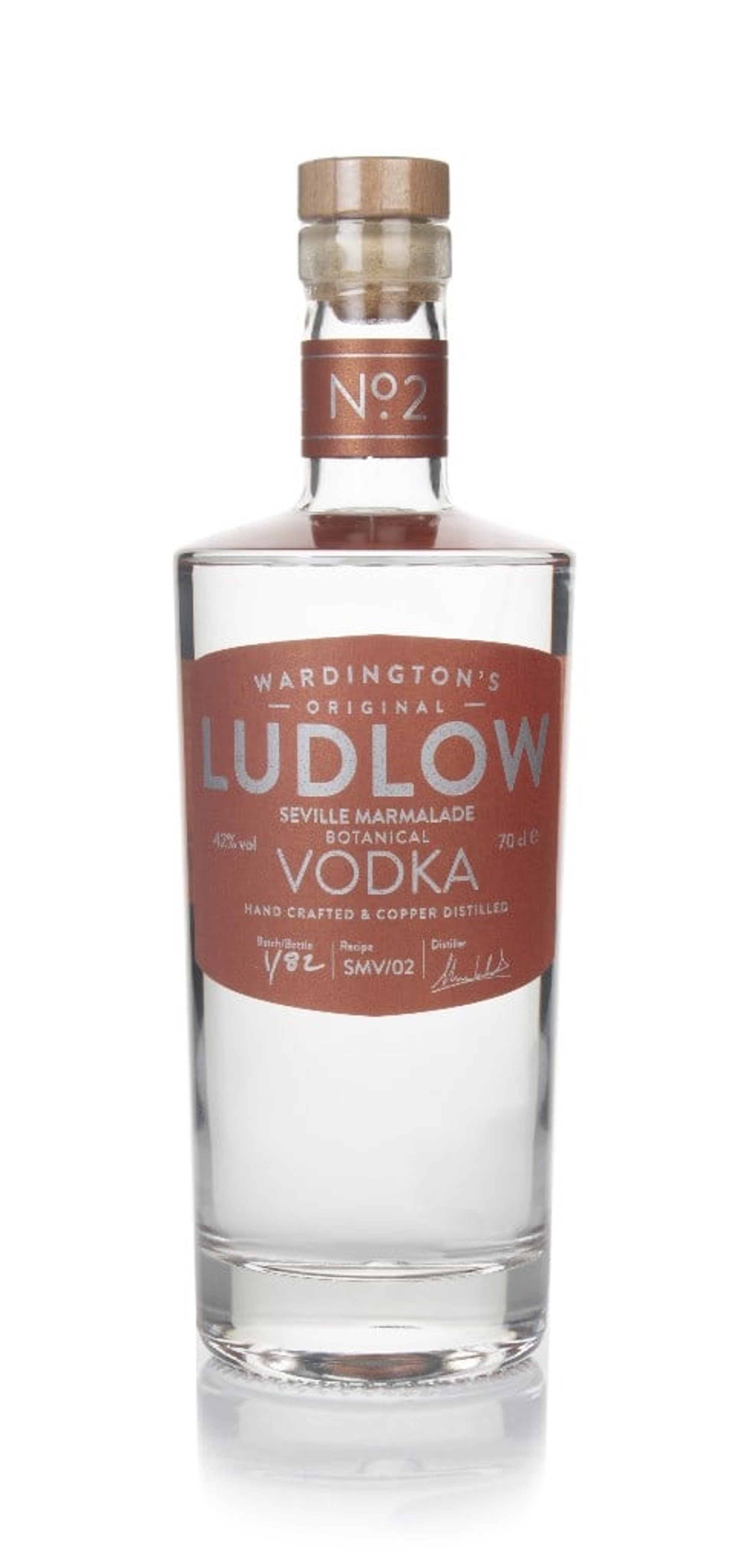 Wardington's No.2 Ludlow Seville Marmalade Vodka 70cl