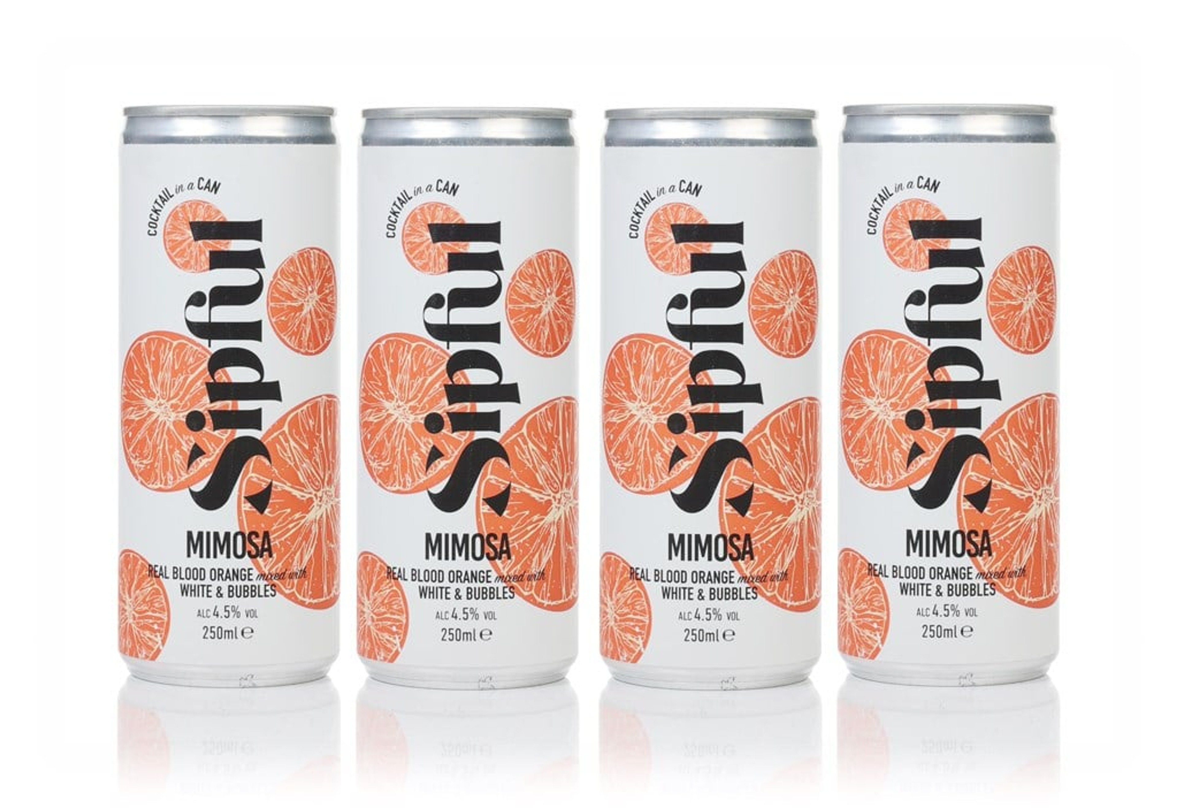 Sipful Blood Orange Mimosa  (4 x 250ml) 100cl