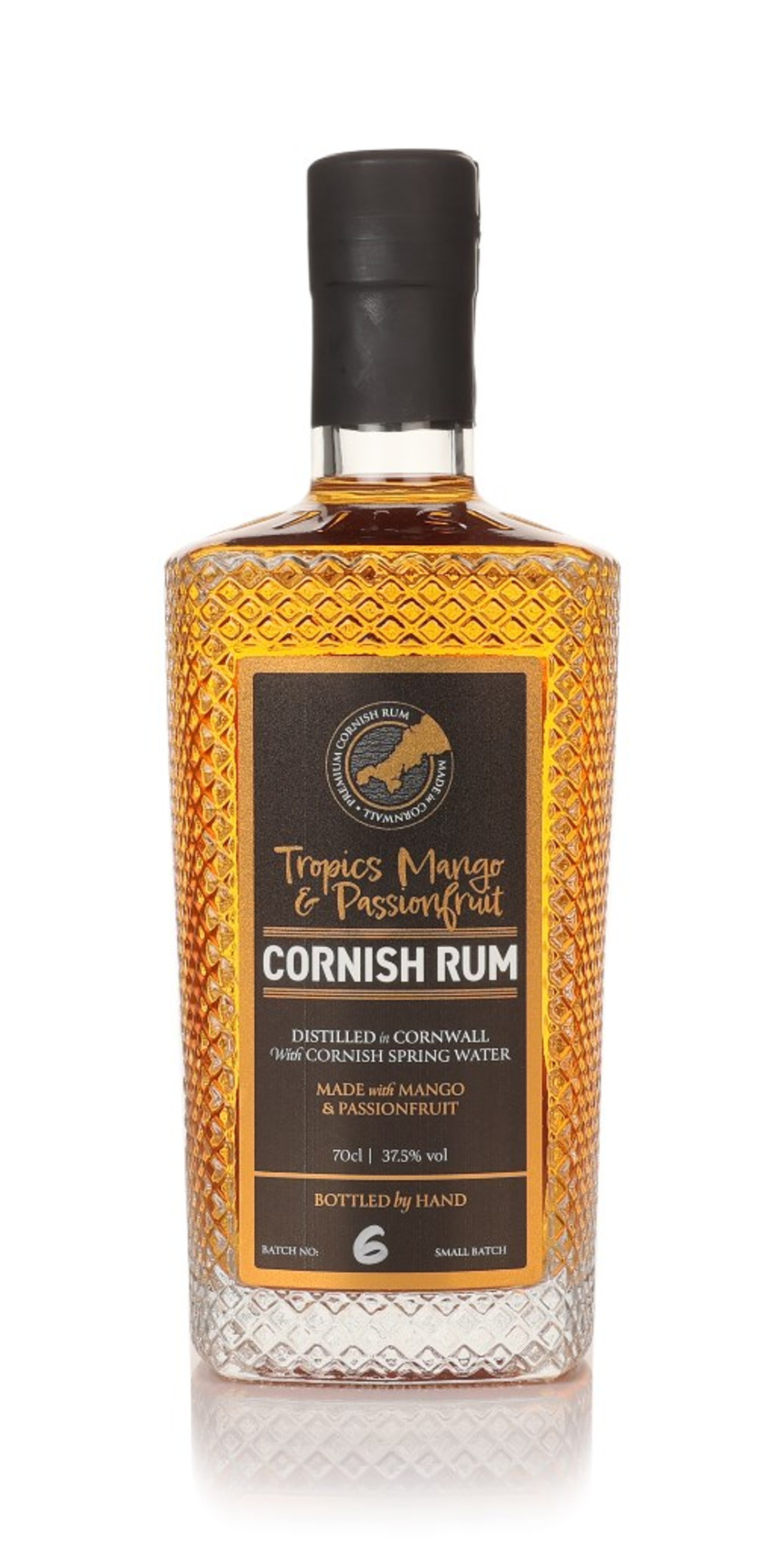 Cornish Rock Tropics Mango & Passion Fruit Rum 70cl