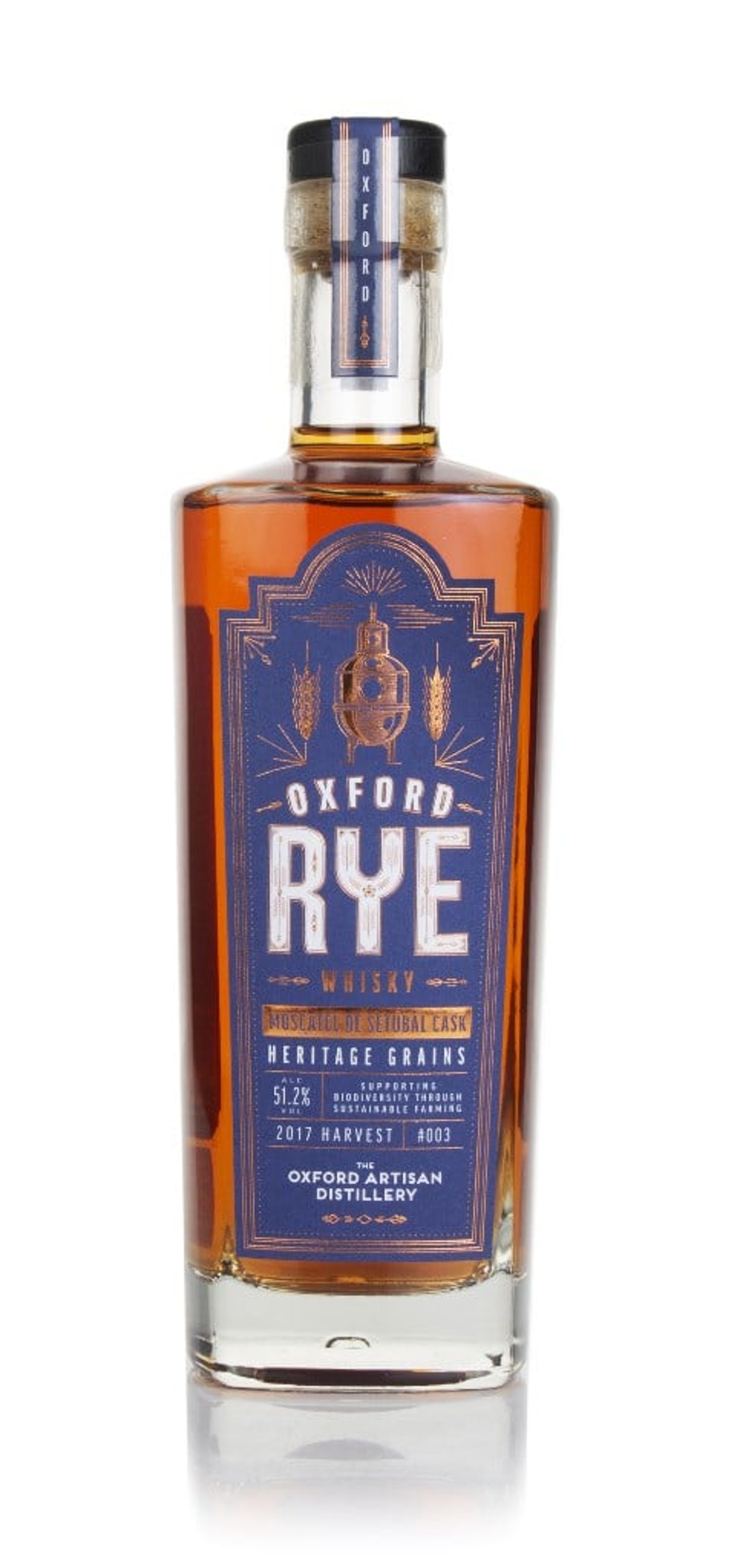 The Oxford Artisan Distillery Rye Whisky - Batch 3 70cl