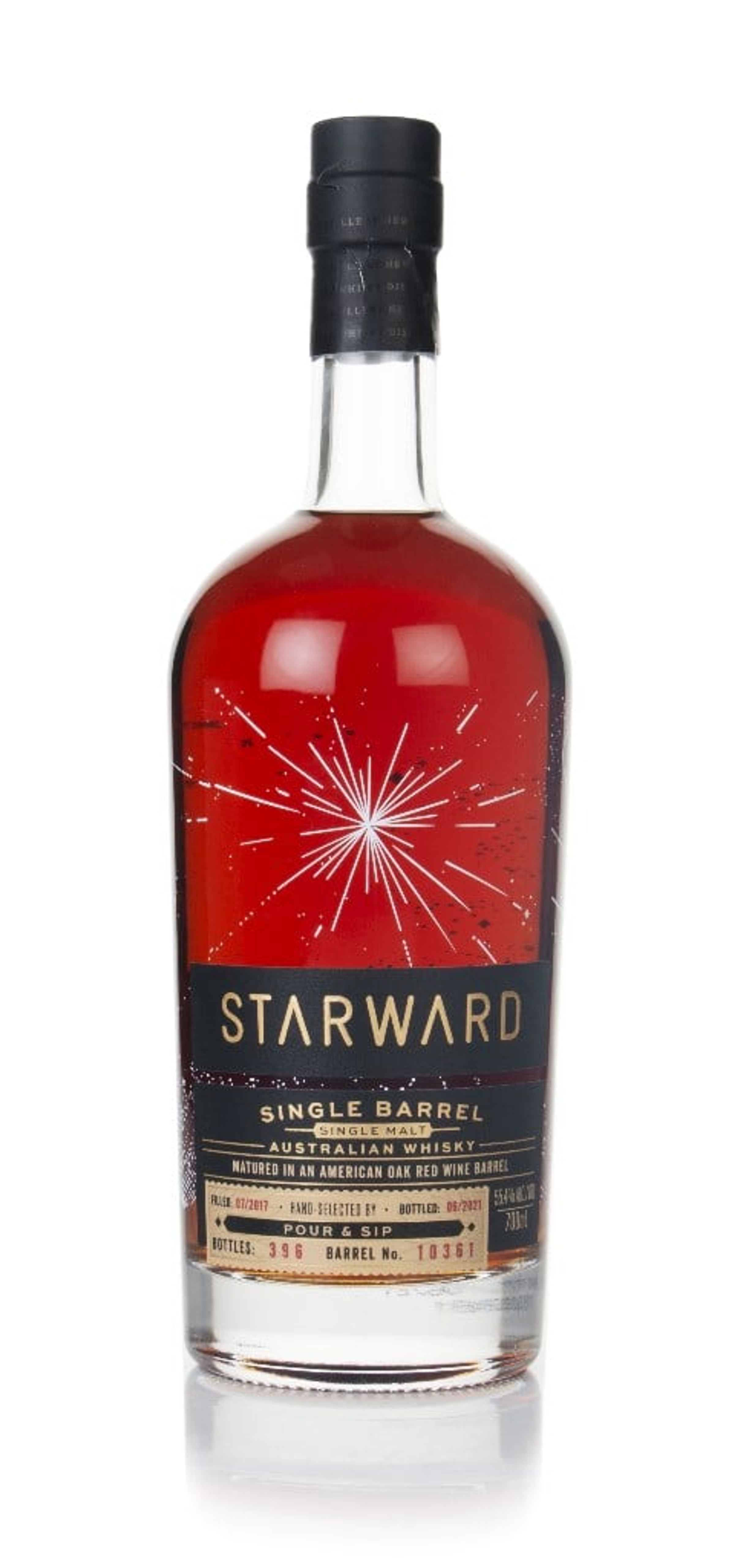 Starward Single Red Wine Single Barrel (Pour & Sip) 70cl