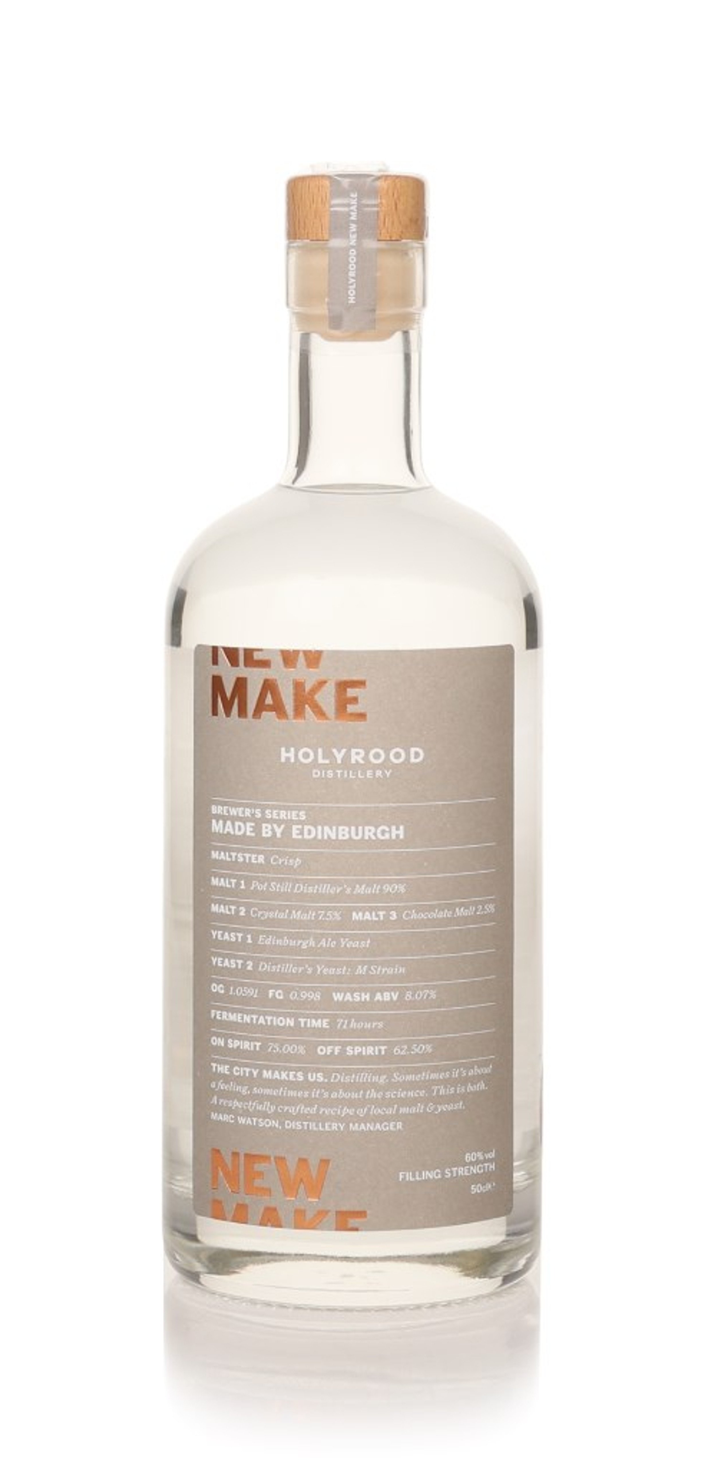 Holyrood New Make Spirit - Made By Edinburgh 50cl