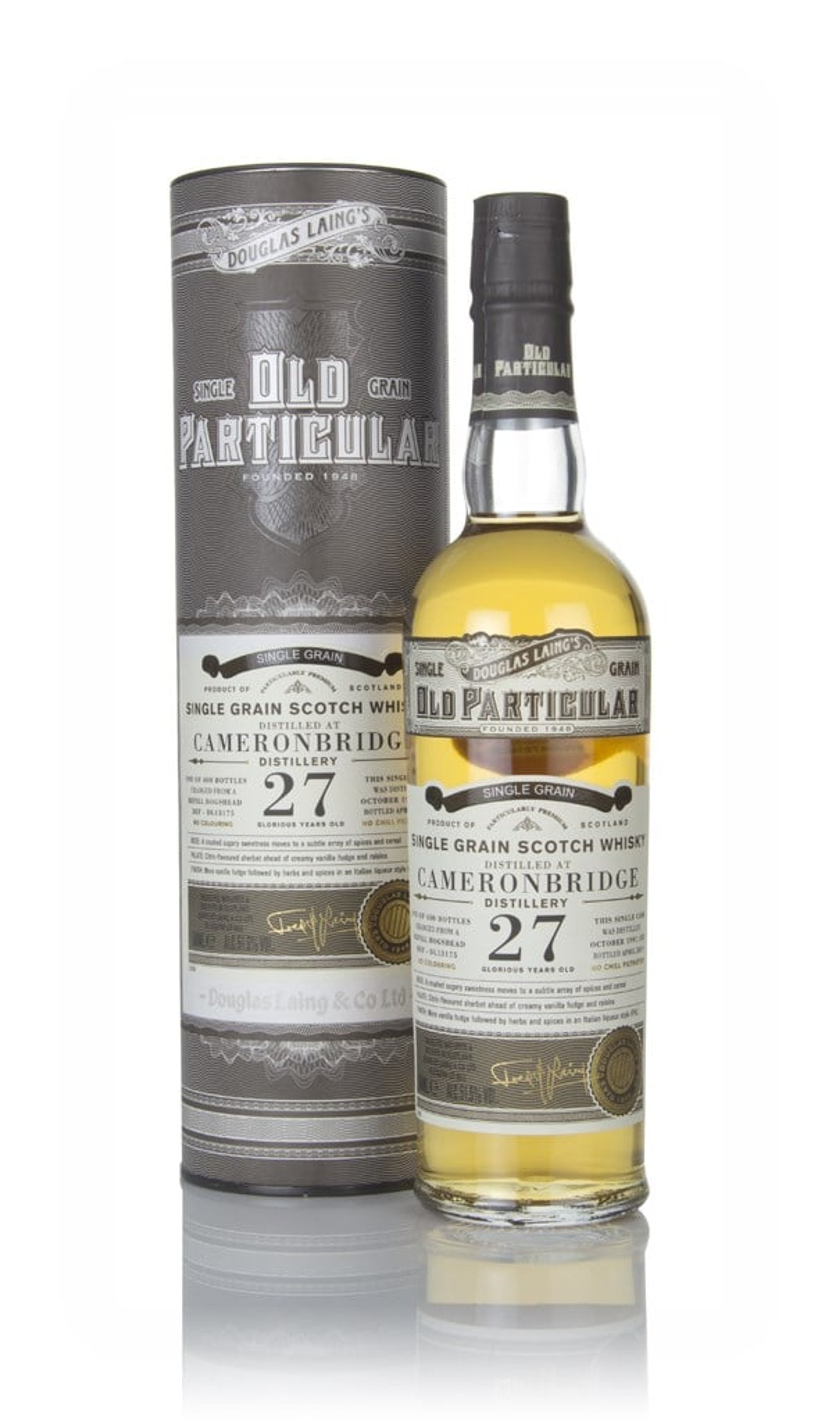 Cameronbridge 27 Year Old 1991 (cask 13175) - Old Particular (Douglas Laing) 50cl