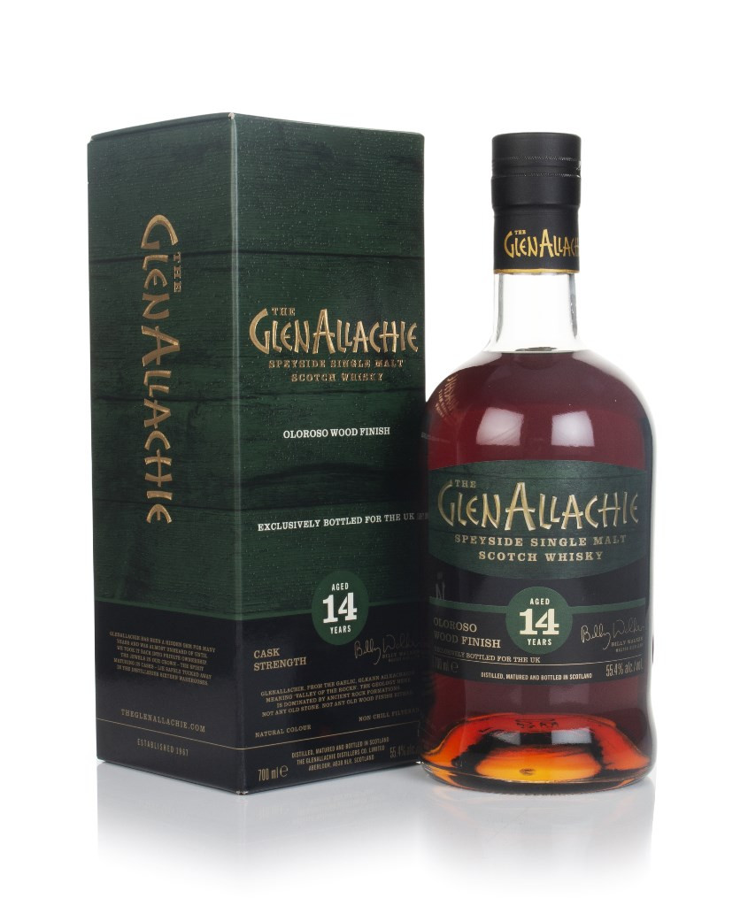 GlenAllachie 14 Year Old Cask Strength - Oloroso Wood Finish 70cl