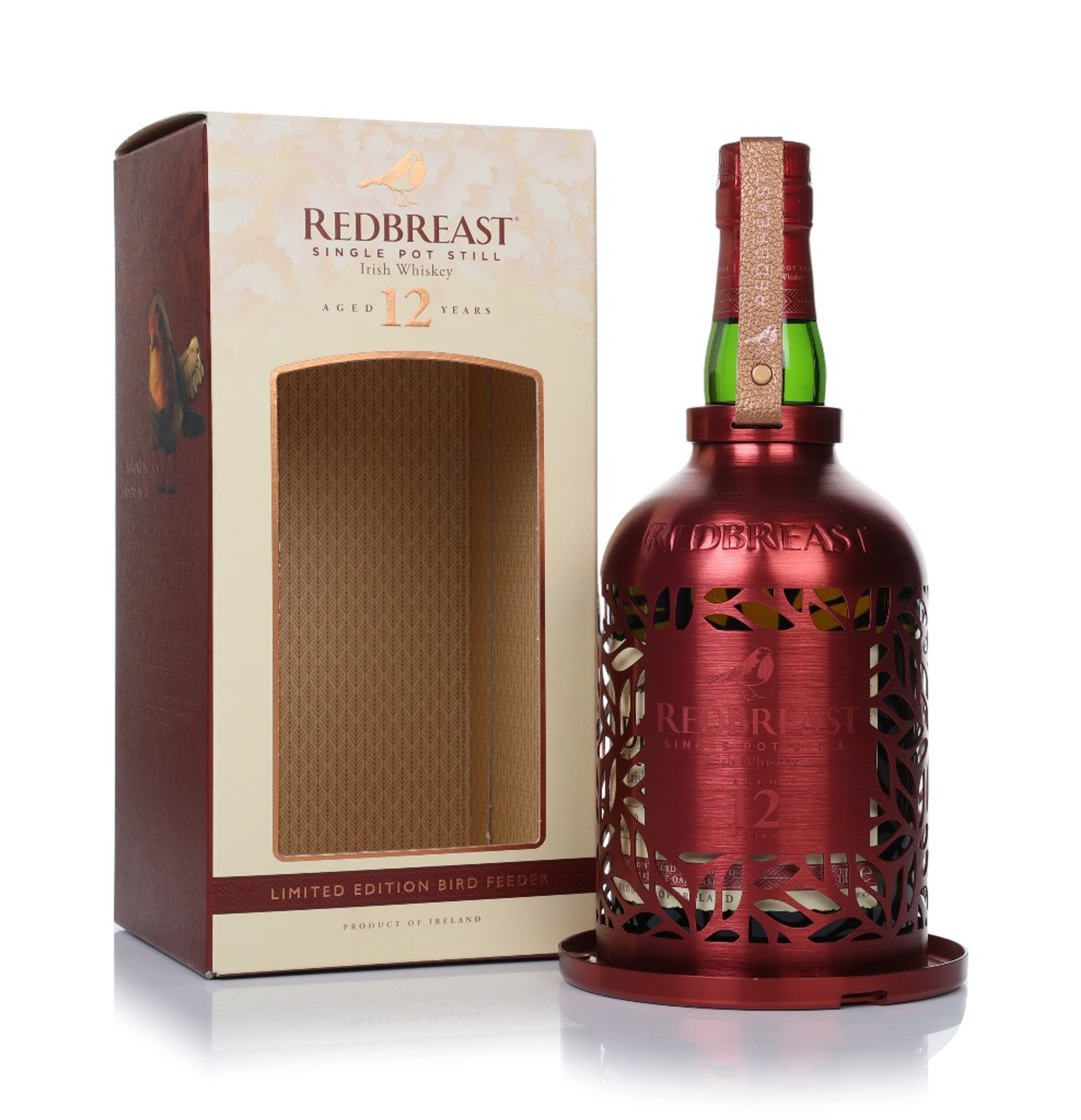 Redbreast 12 Year Old with Project Wingman Bird Feeder 70cl