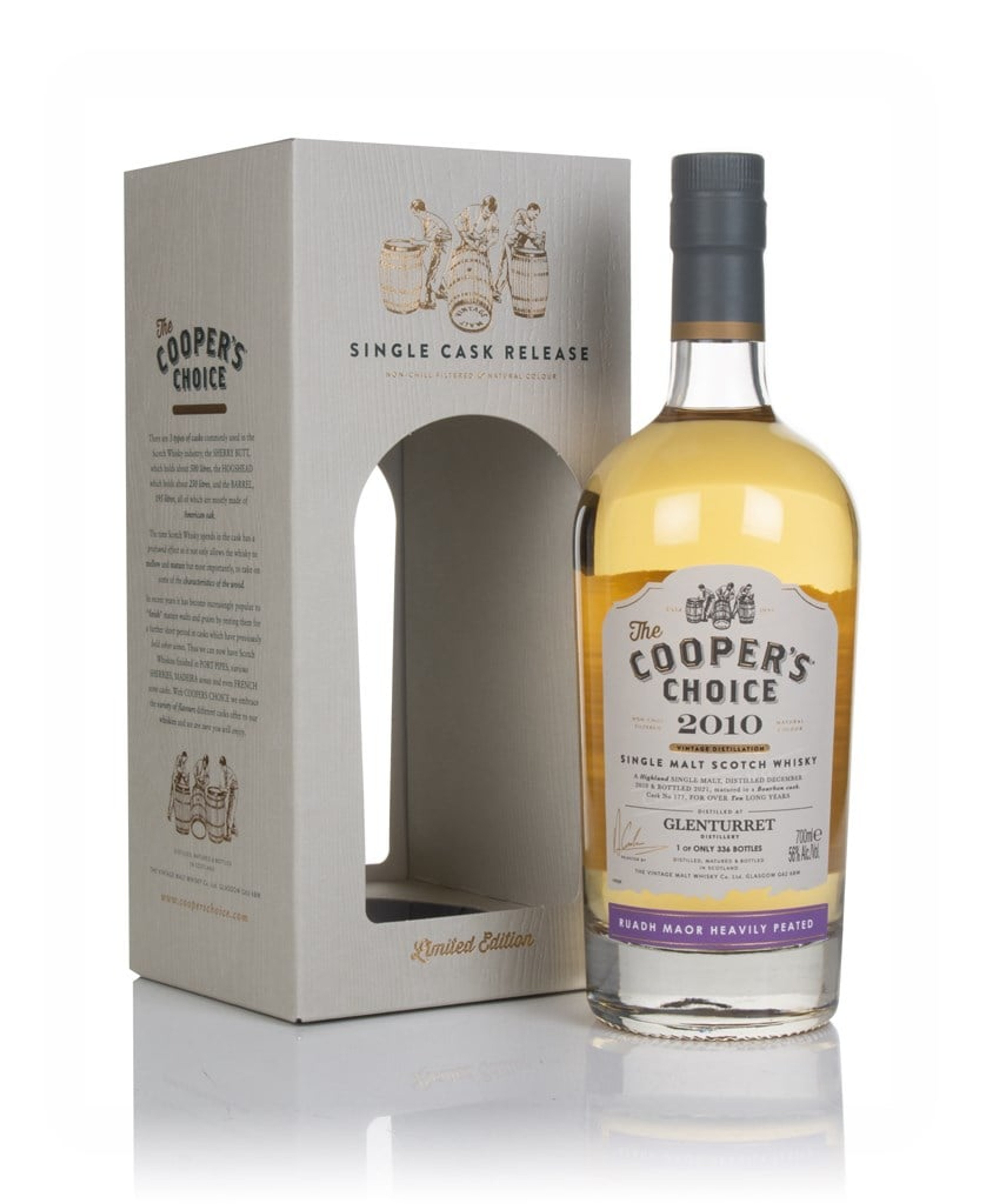 Ruadh Maor 10 Year Old 2010 (cask 177) - The Cooper's Choice (The Vintage Malt Whisky Co.) 70cl