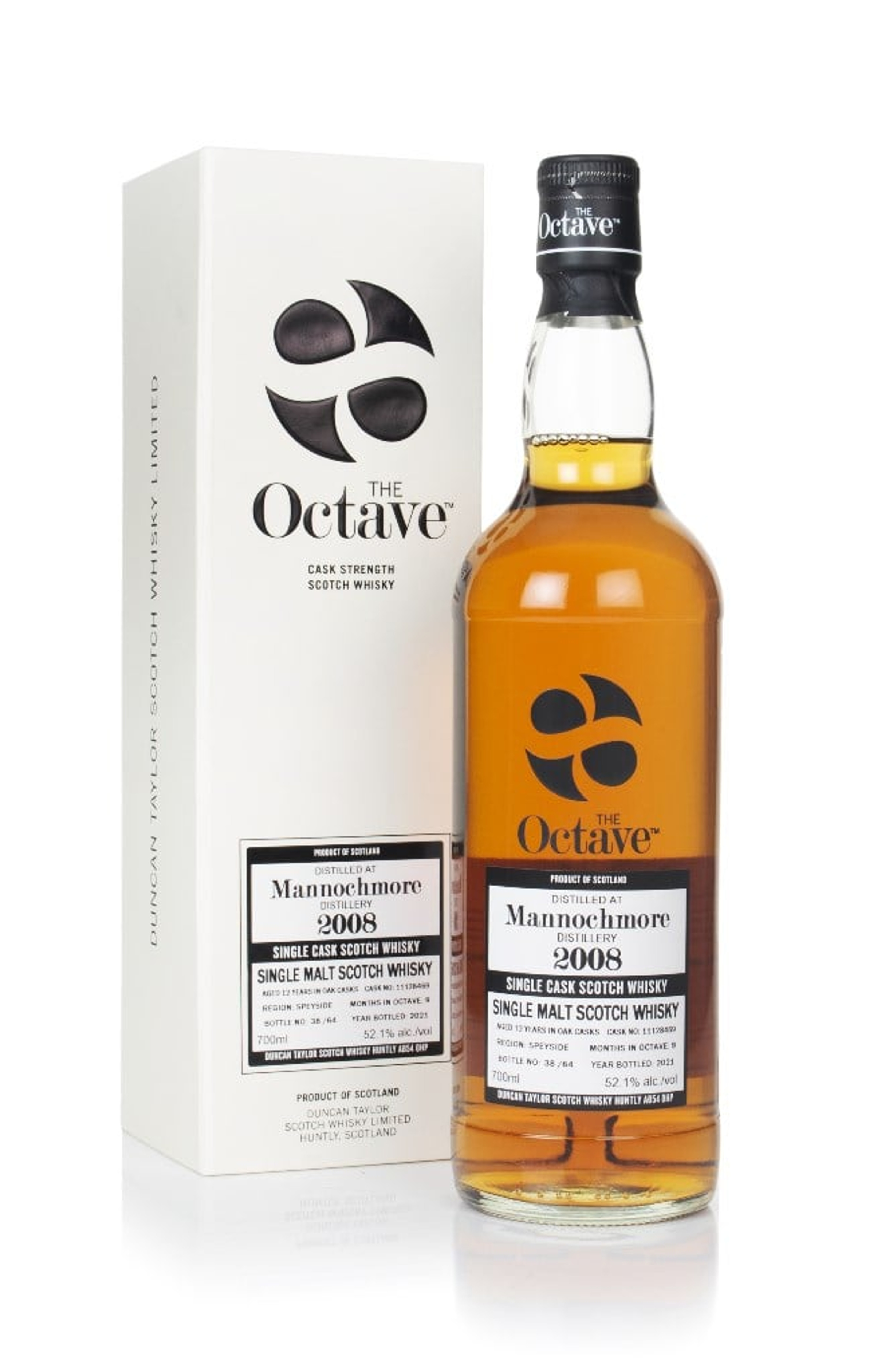 Mannochmore 12 Year Old 2008 (cask 11128469)  - The Octave (Duncan Taylor) 70cl
