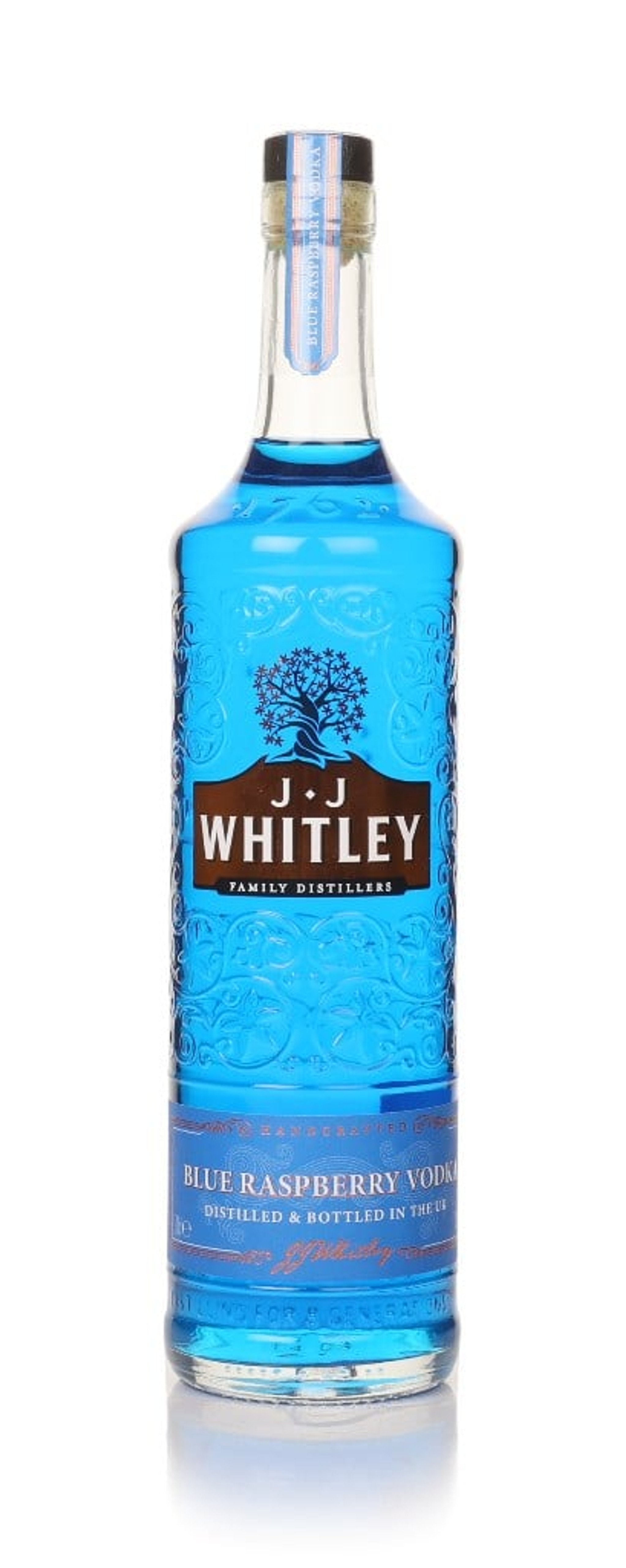 J.J. Whitley Blue Raspberry Vodka 70cl