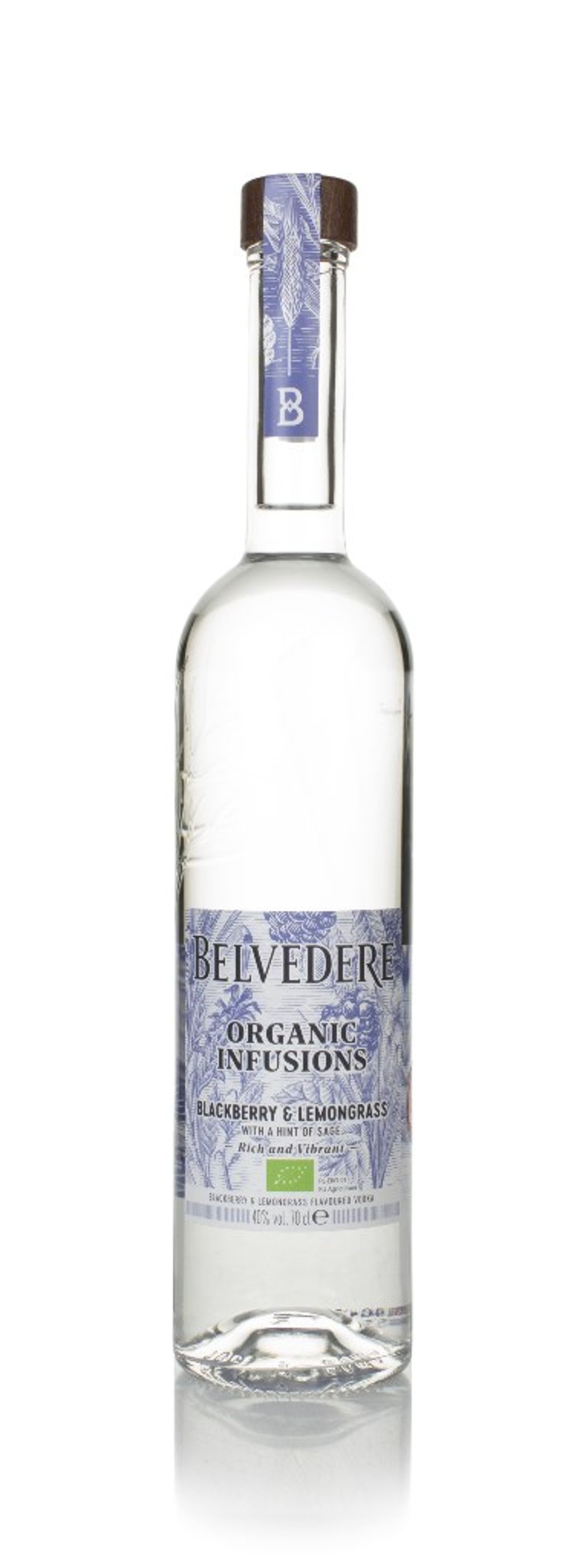 Belvedere Organic Infusions Blackberry & Lemongrass 70cl