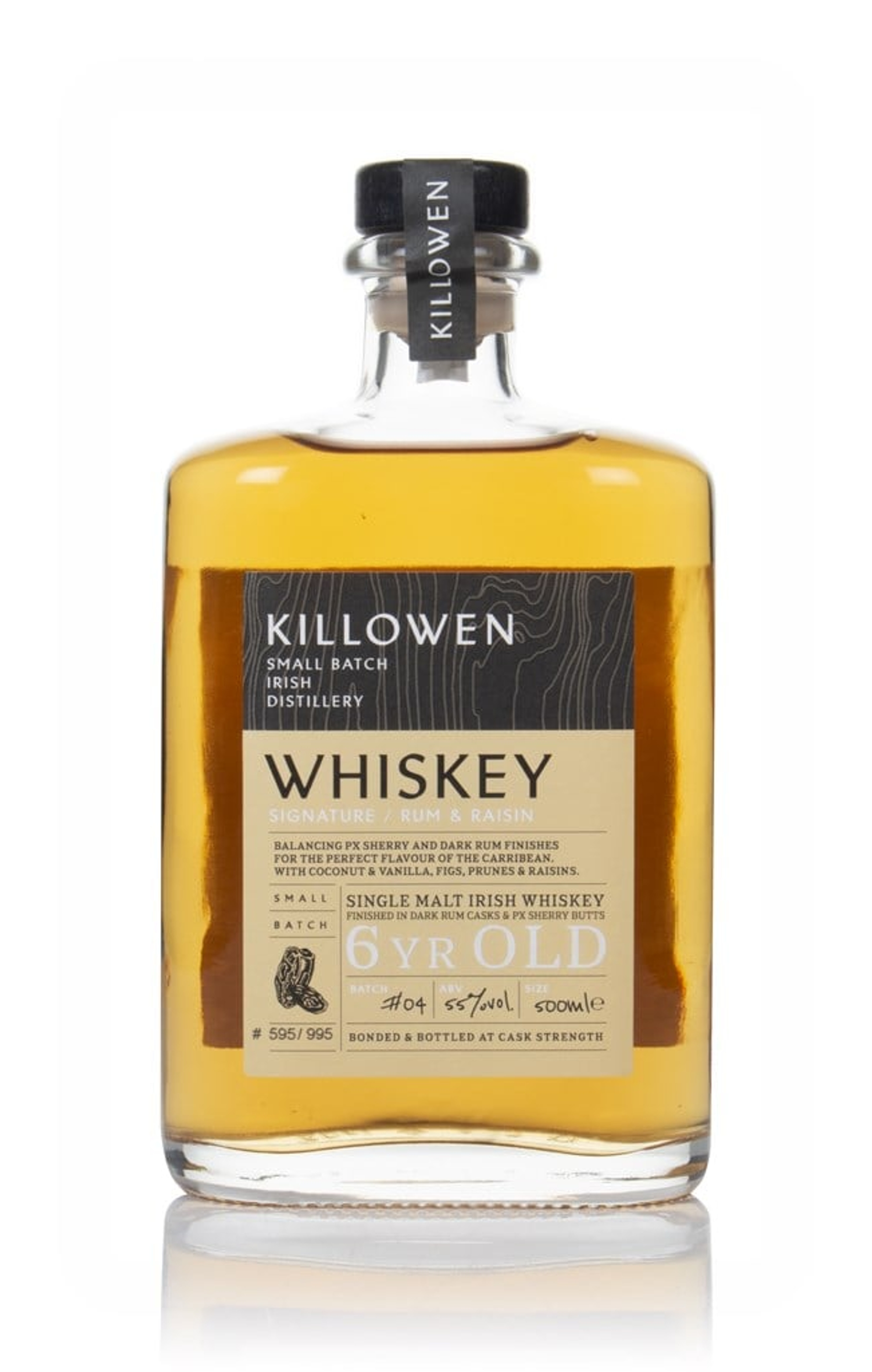 Killowen Whiskey 6 Year Old – Signature Rum & Raisin 50cl