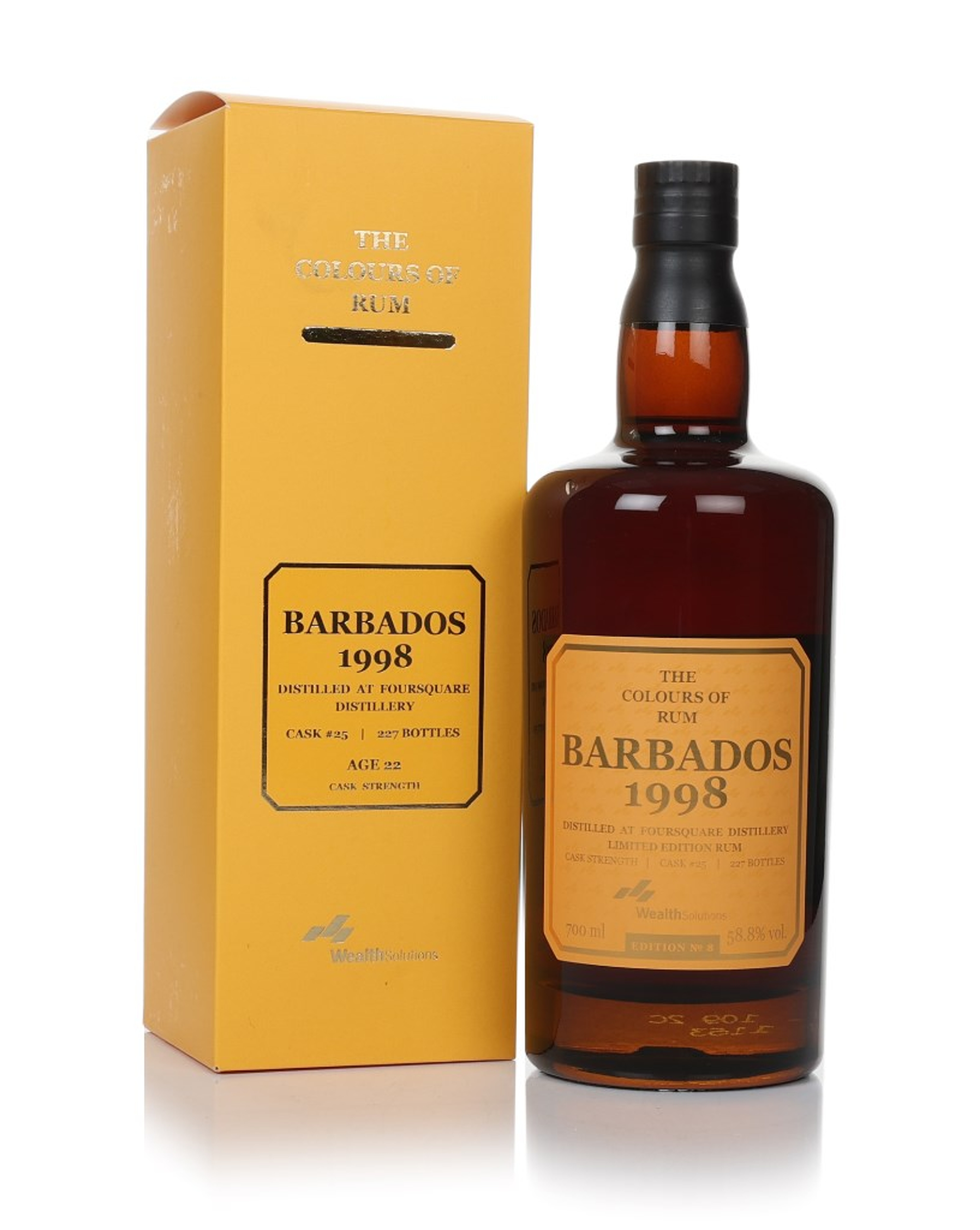 Foursquare 22 Year Old 1998 Barbados Edition No. 8 - The Colours of Rum (Wealth Solutions) 70cl