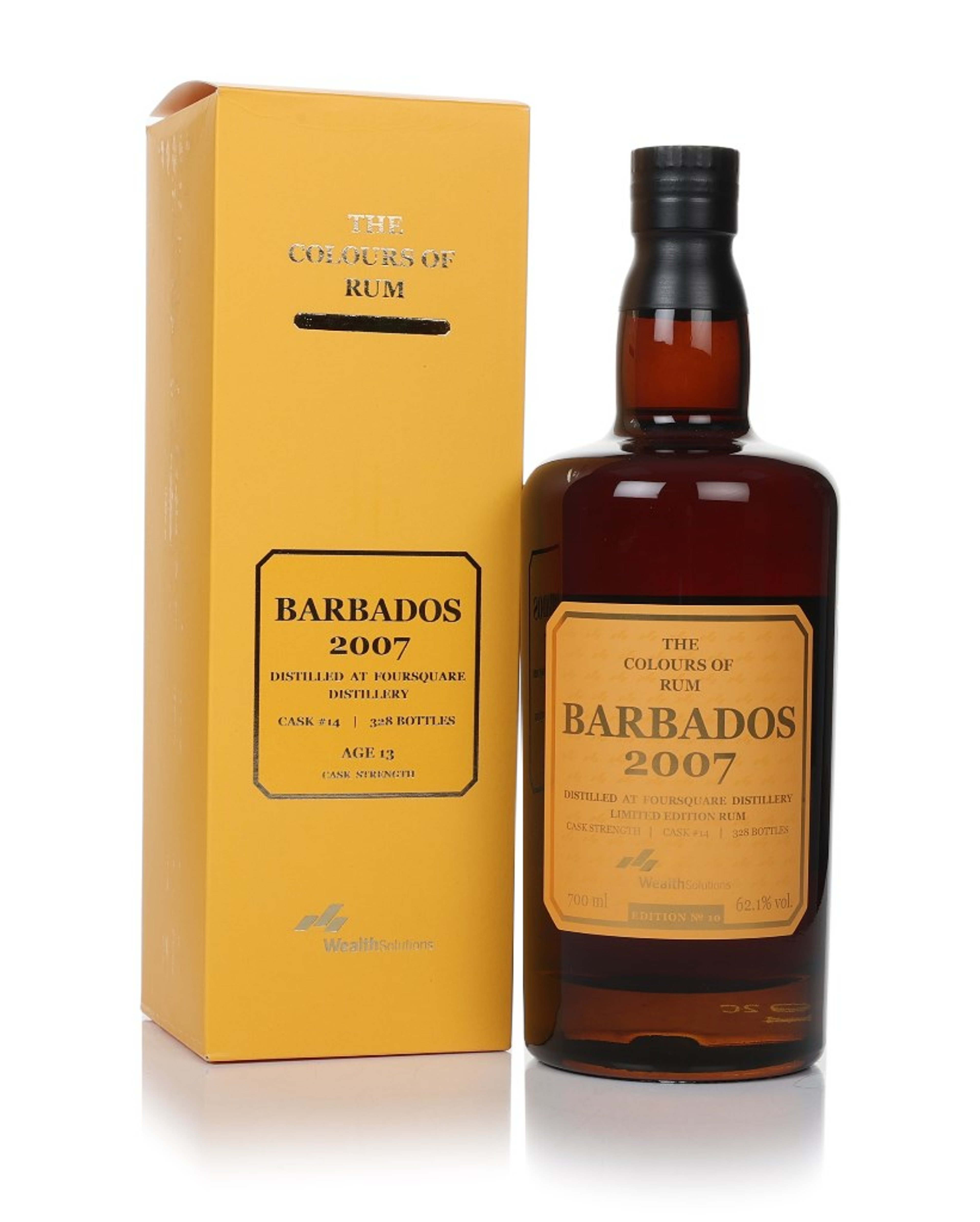 Foursquare 13 Year Old 2007 Barbados Edition No. 10 - The Colours of Rum (Wealth Solutions) 70cl