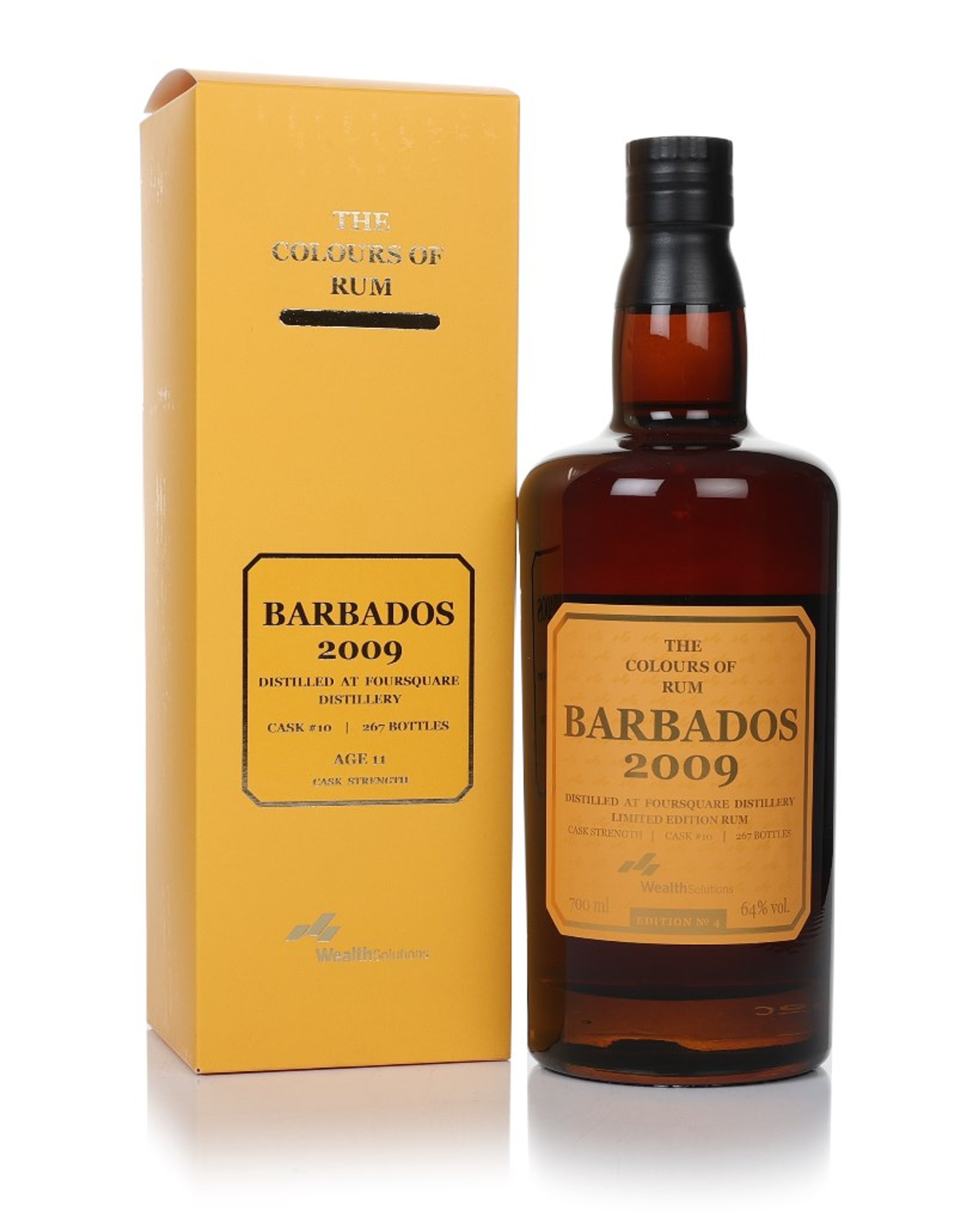 Foursquare 11 Year Old 2009 Barbados Edition No. 4 - The Colours of Rum (Wealth Solutions) 70cl