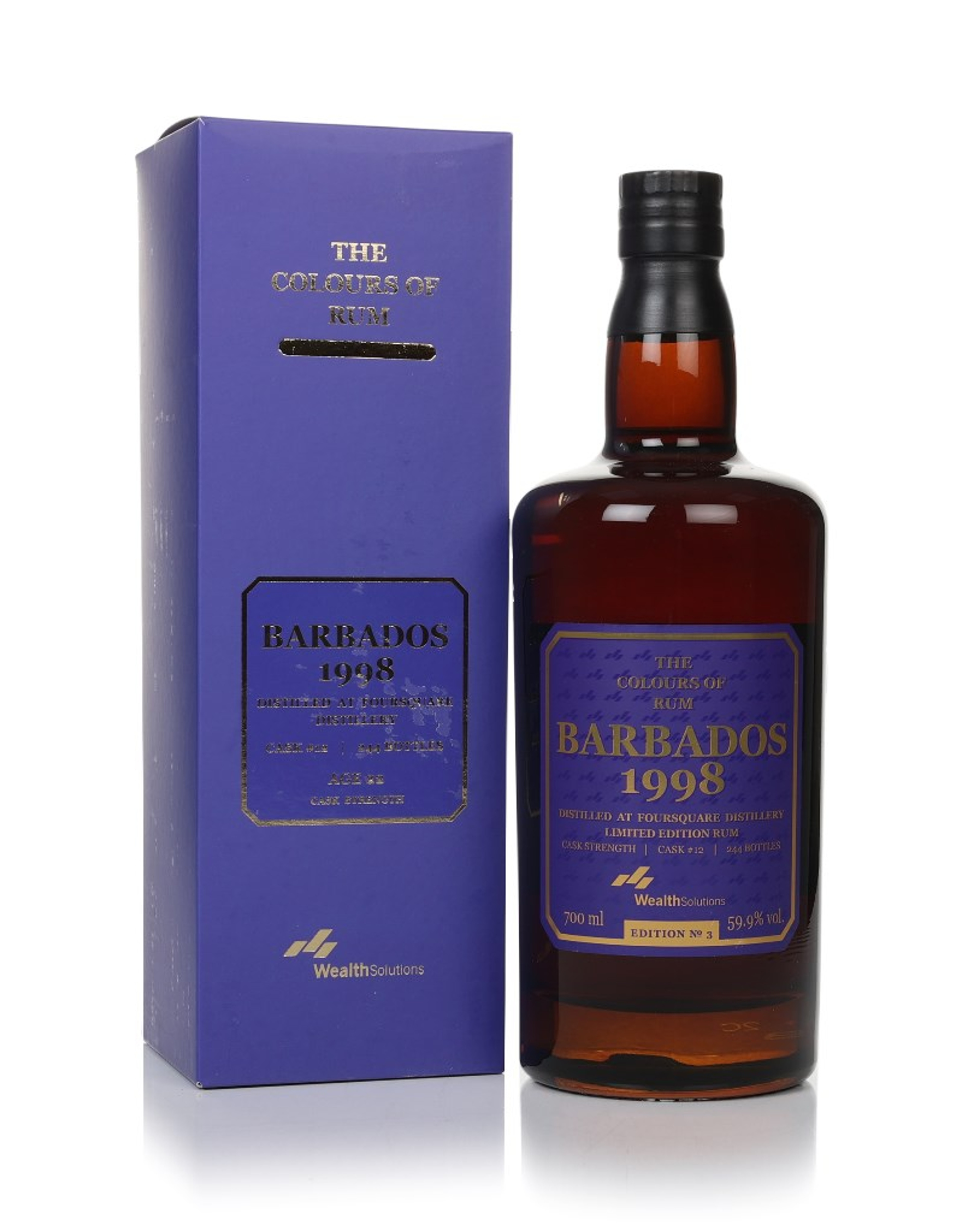 Foursquare 22 Year Old 1998 Barbados Edition No. 3 - The Colours of Rum (Wealth Solutions) 70cl