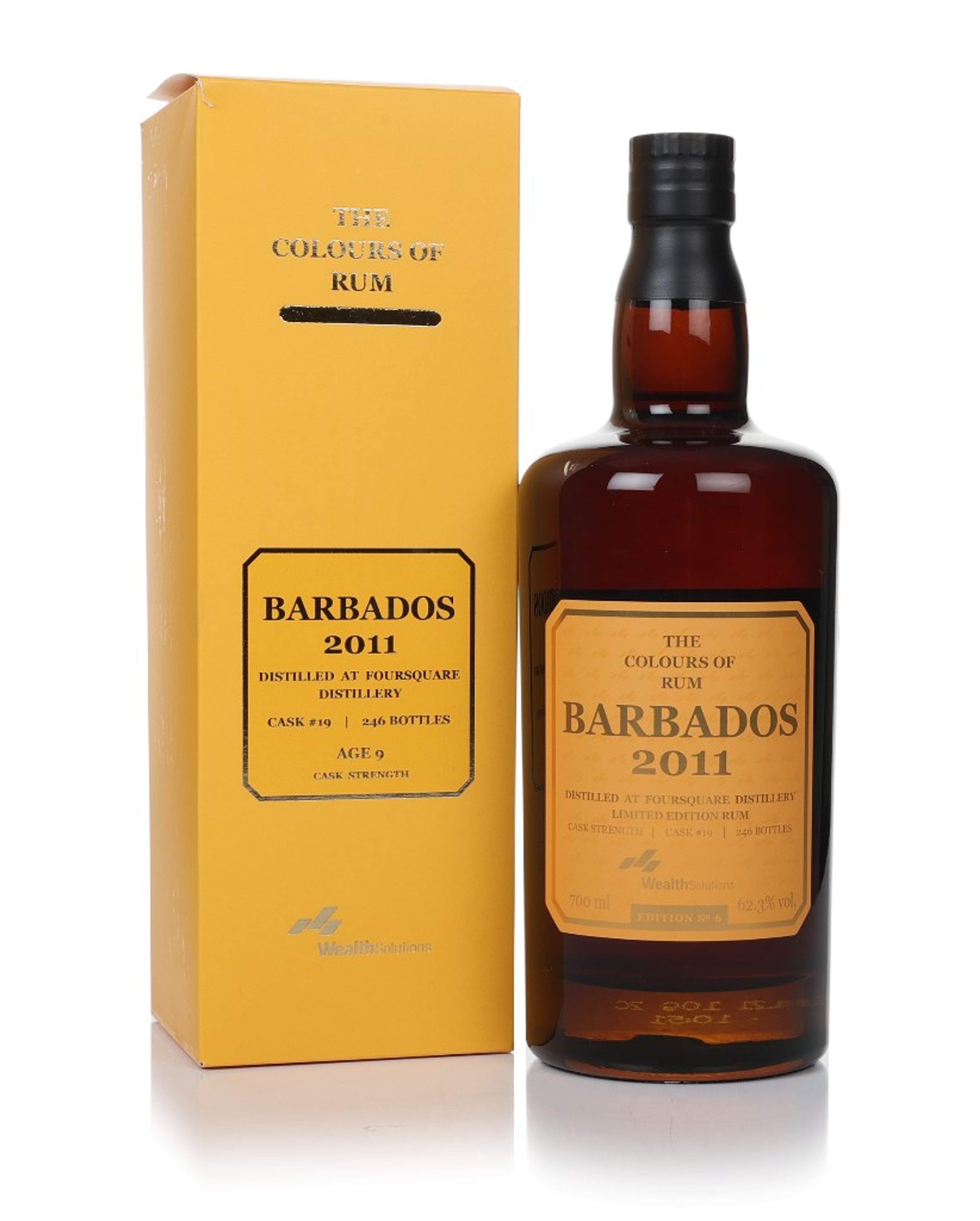 Foursquare 9 Year Old 2011 Barbados Edition No. 6 - The Colours of Rum (Wealth Solutions) 70cl