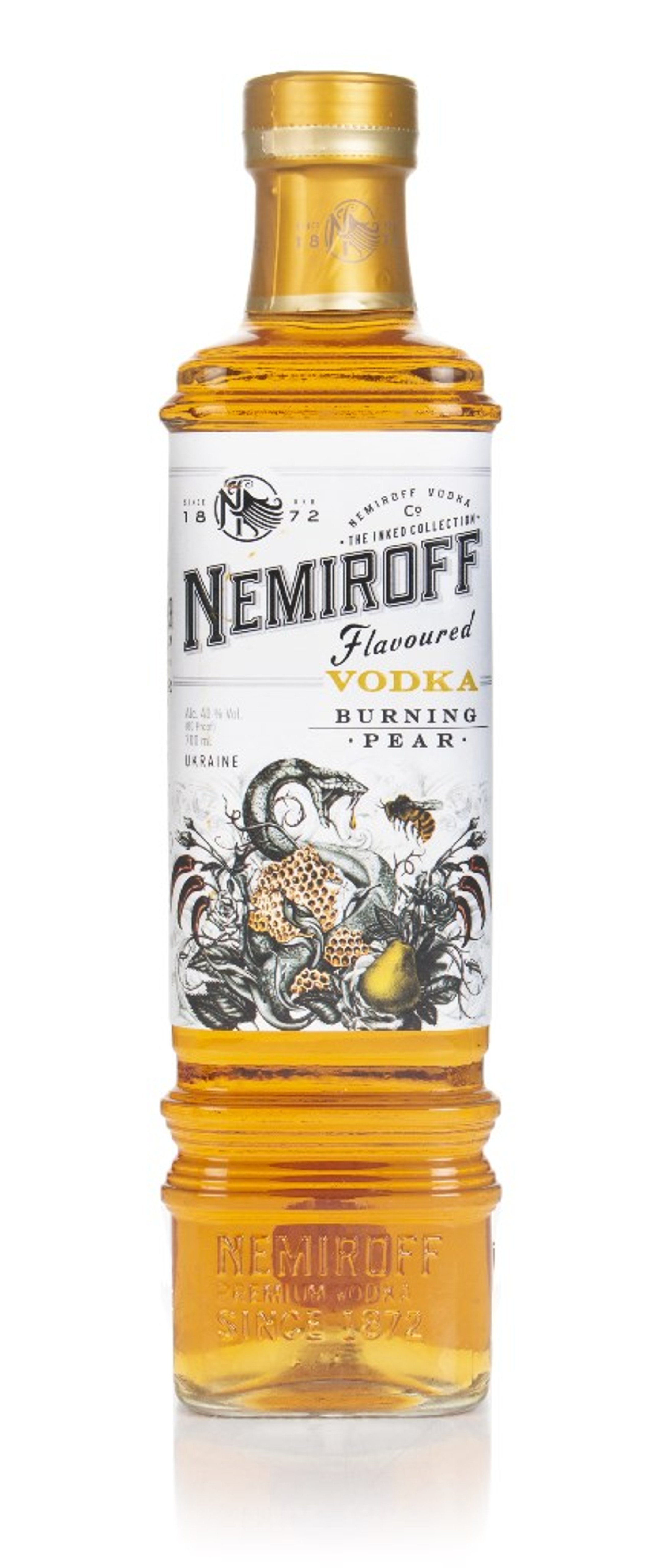 Nemiroff Burning Pear Vodka - The Inked Collection 70cl