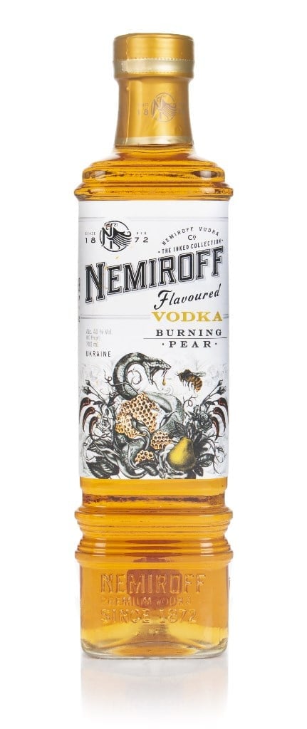 Nemiroff Burning Pear Vodka - The Inked Collection 70cl
