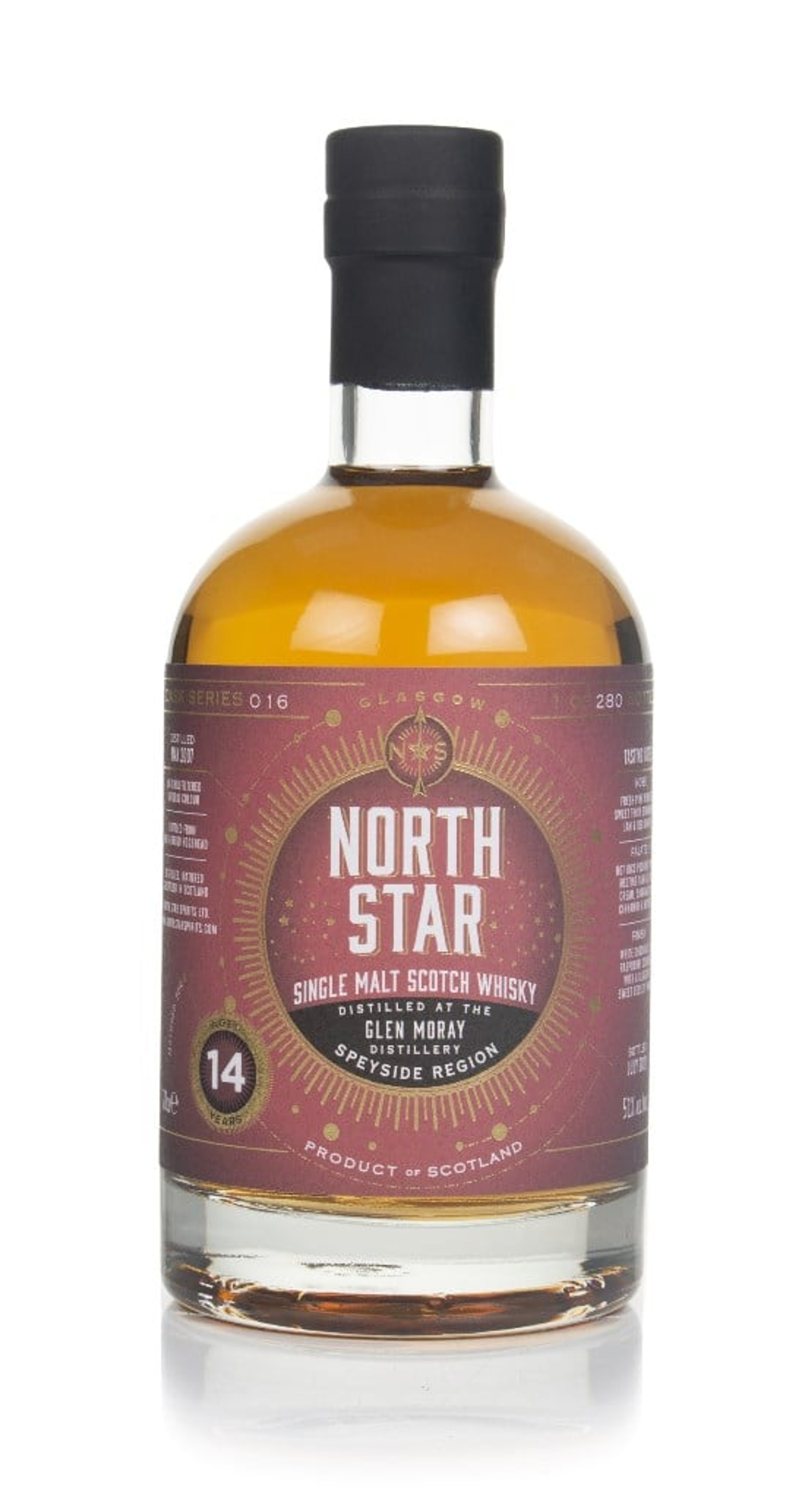 Glen Moray 14 Year Old 2007 - North Star Spirits 70cl