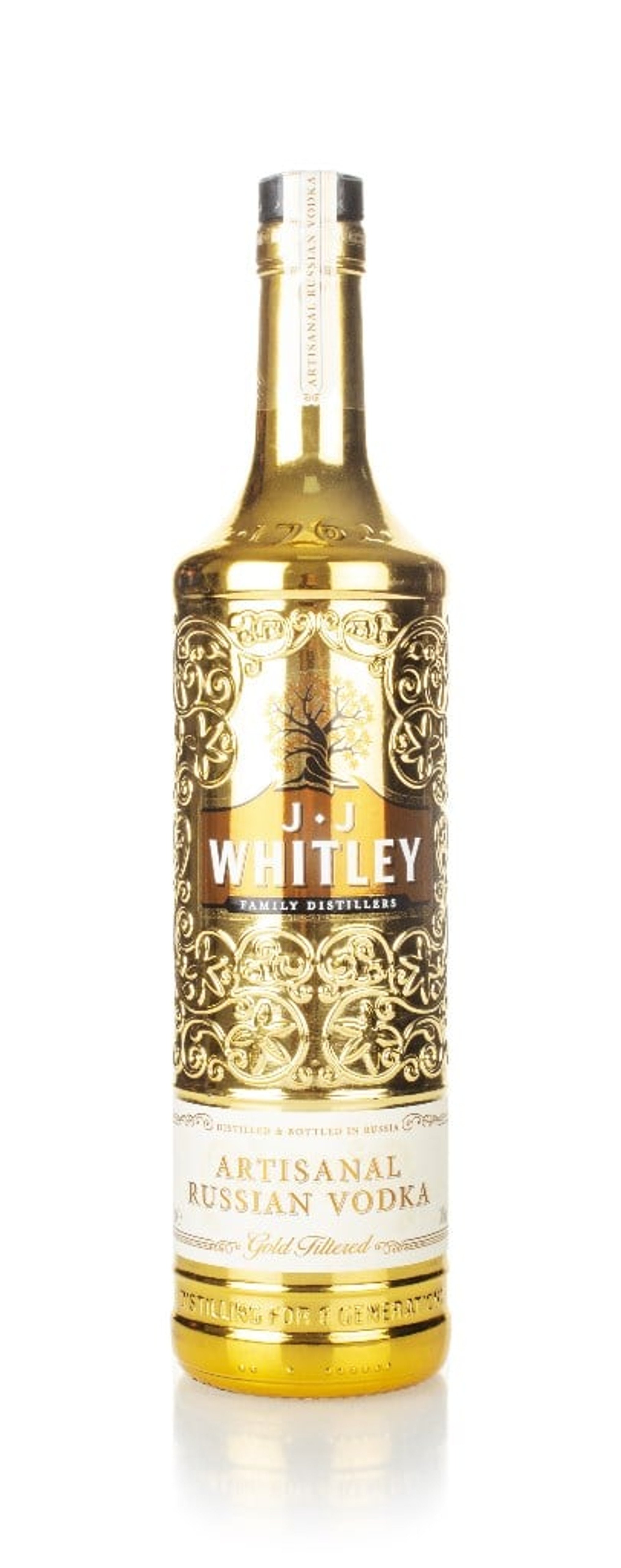J.J. Whitley Gold Artisanal Vodka 70cl