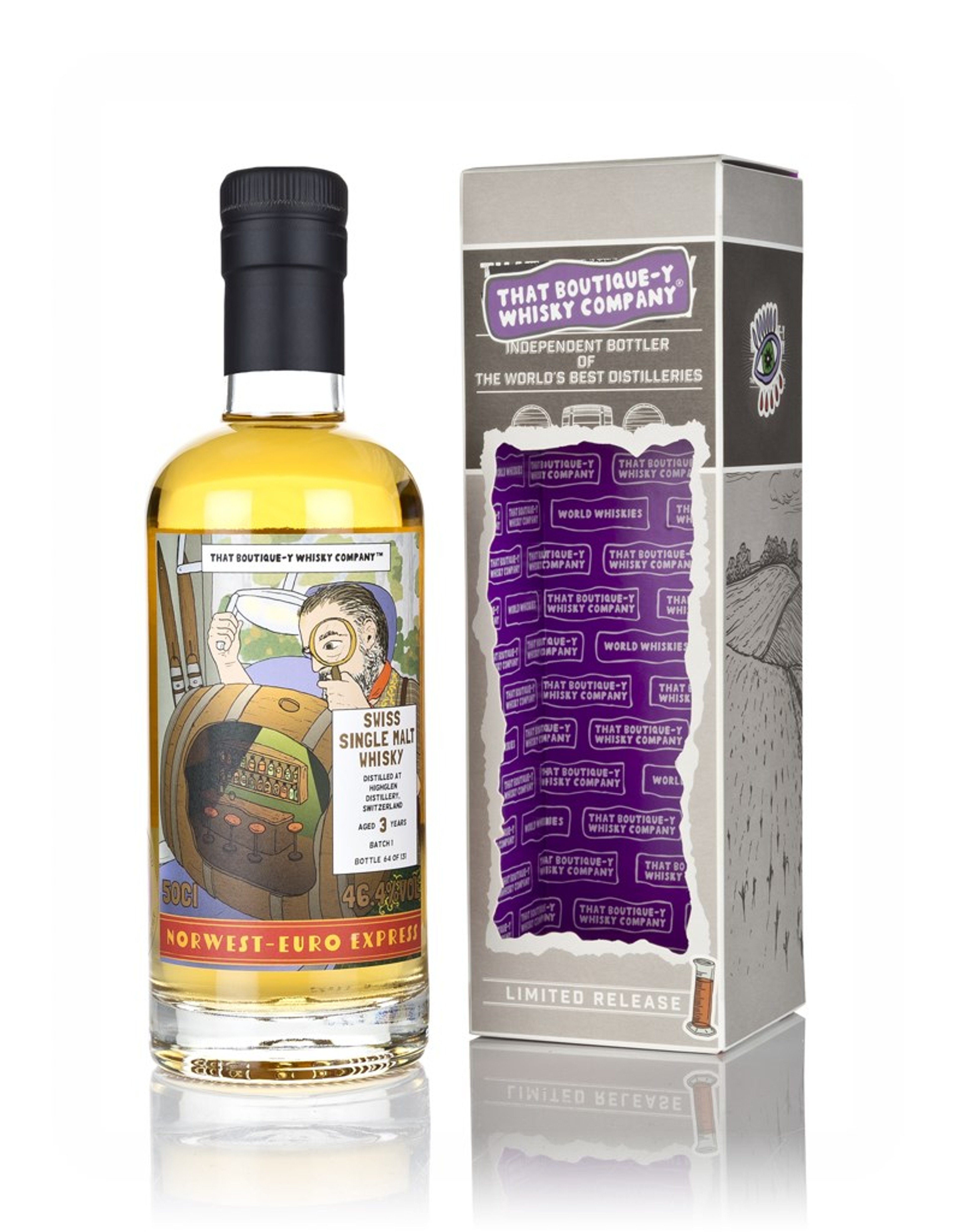 HighGlen 3 Year Old (That Boutique-y Whisky Company) 50cl