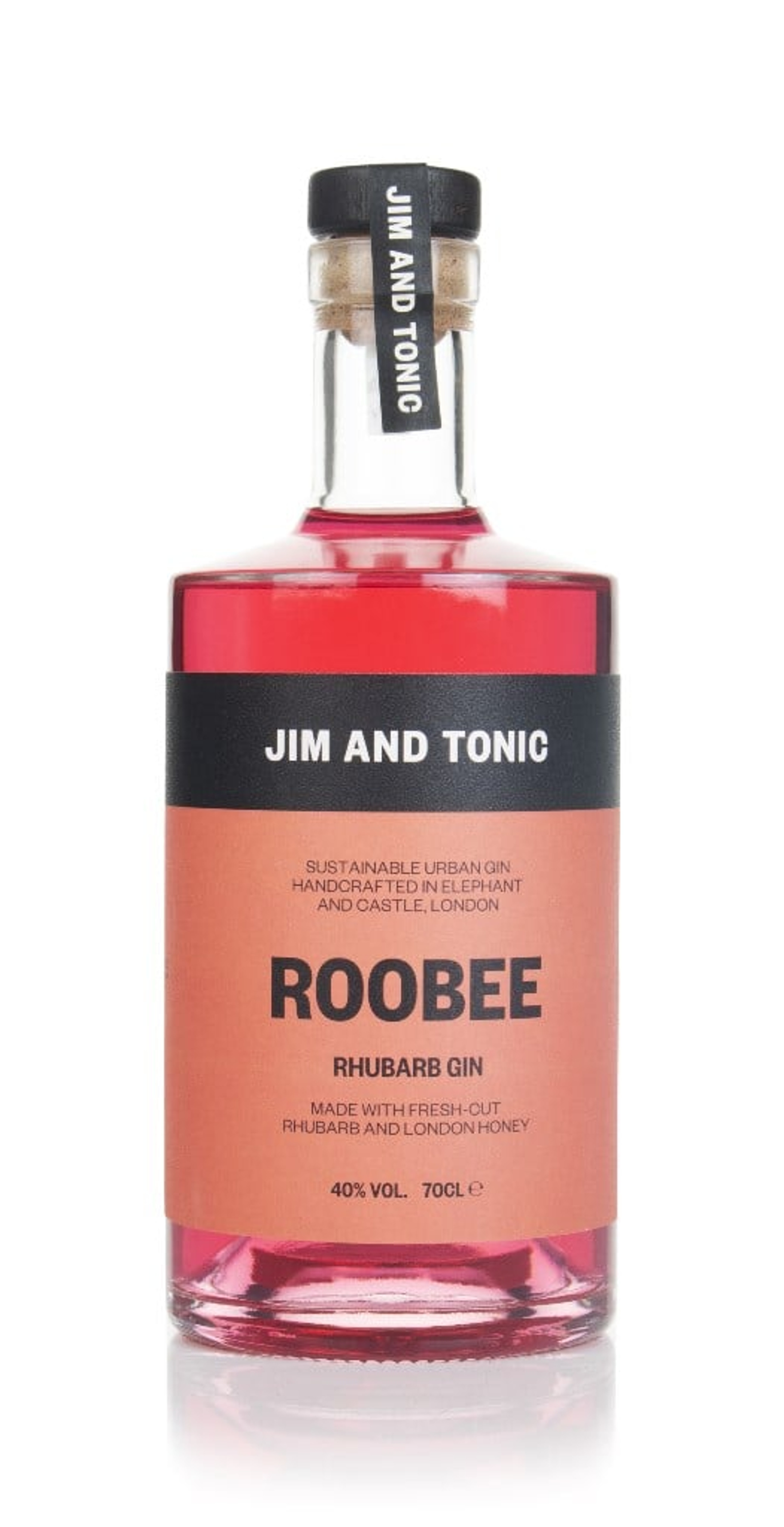 Jim and Tonic Roobee Rhubarb Gin 70cl