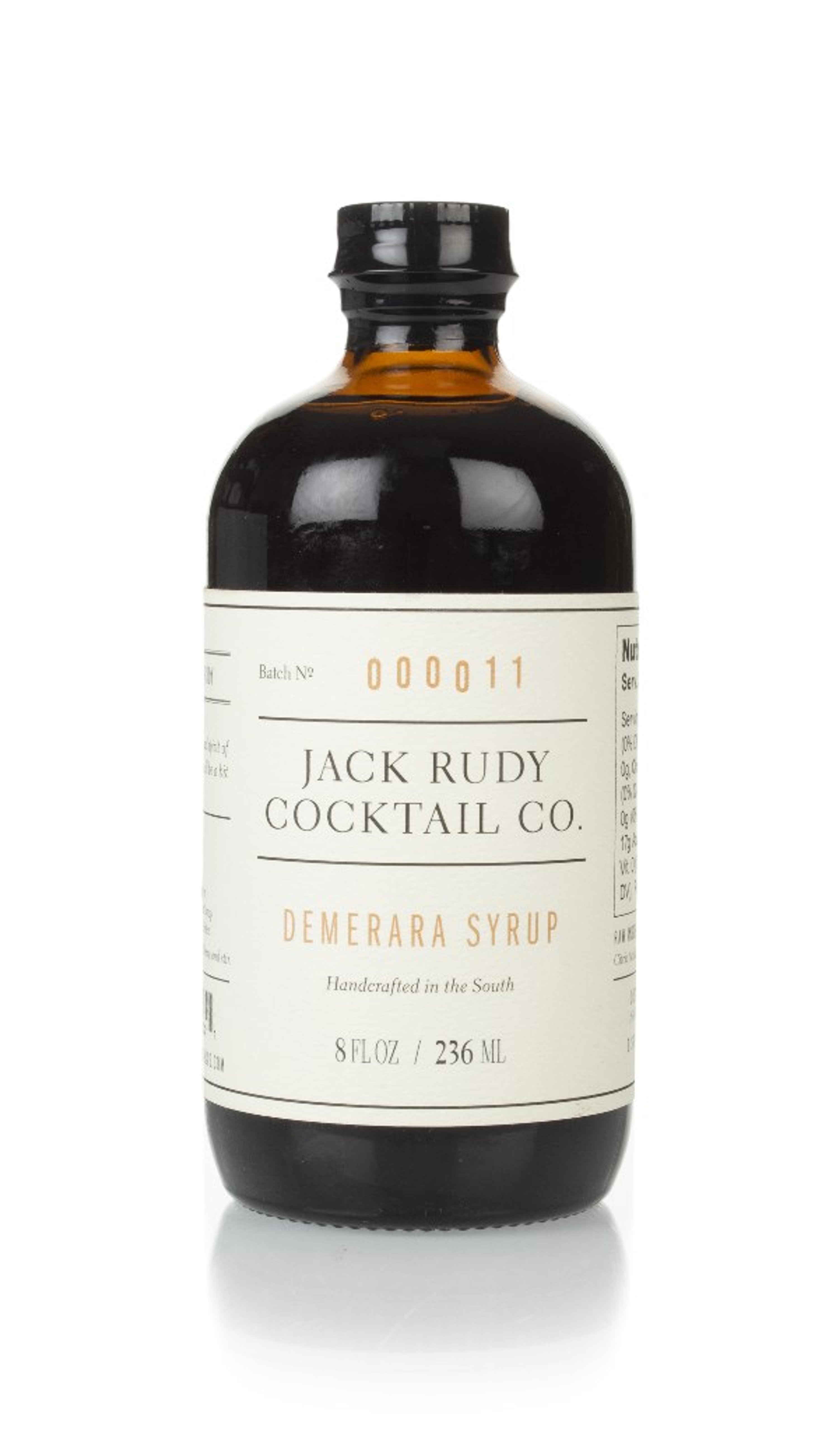 Jack Rudy Cocktail Co. Demerara Syrup 24cl